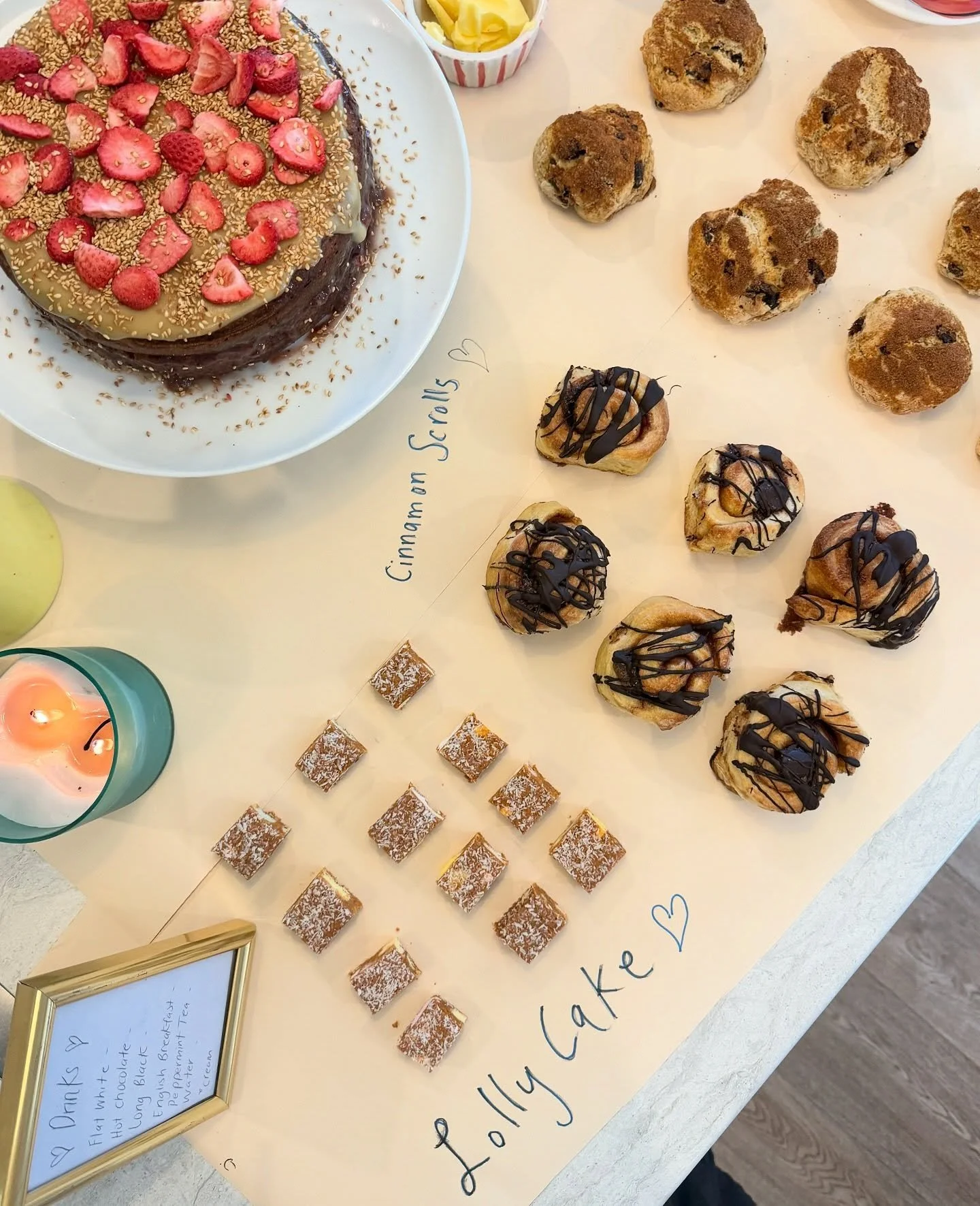 Sprinkled the queen of baking today &mdash; Our girl traded in making sweet slices for baking baby number 3 &mdash; we love you. The Social Baker Moms forever!! @sneakyslicenz 😏 🍰