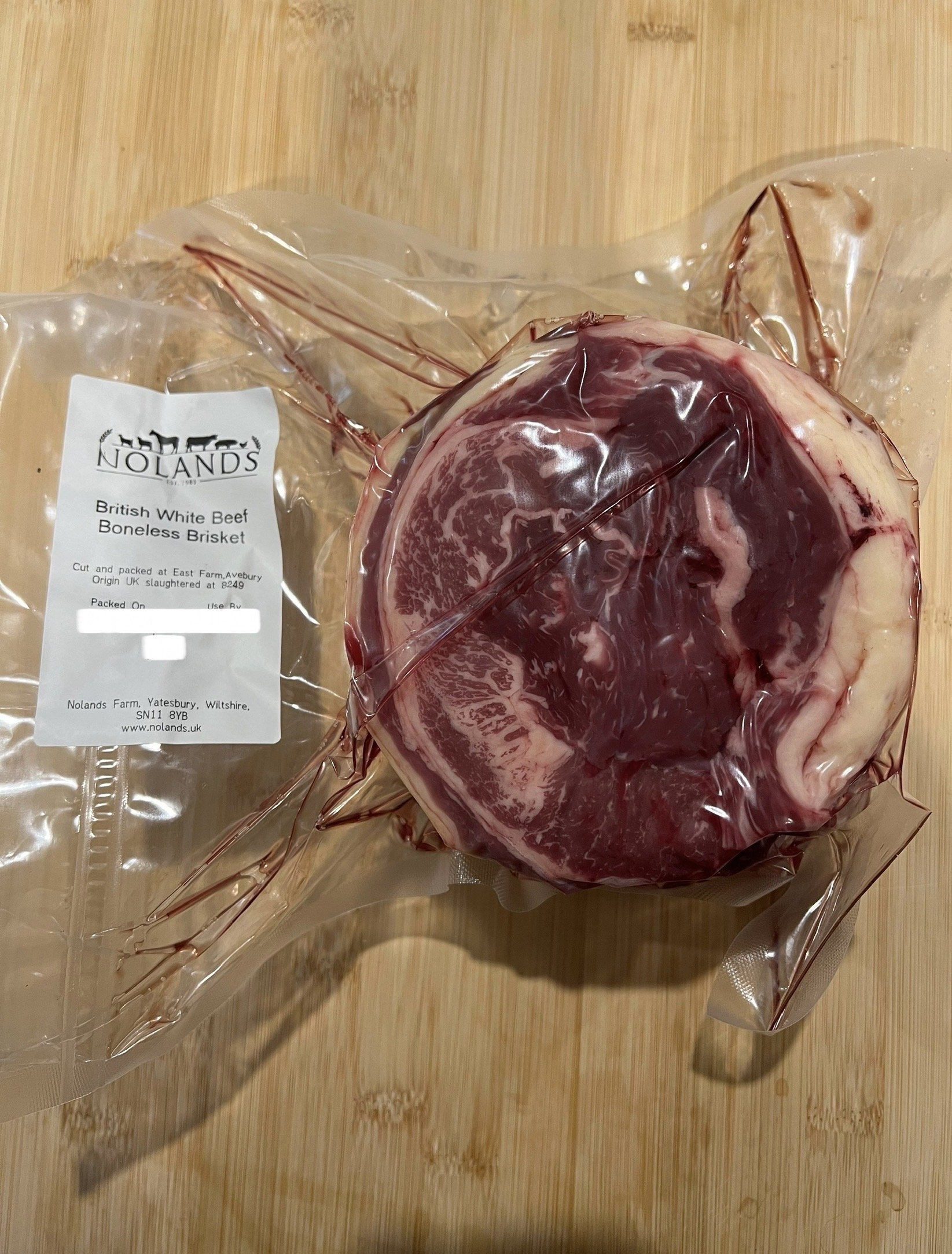 British White Boneless Beef Brisket