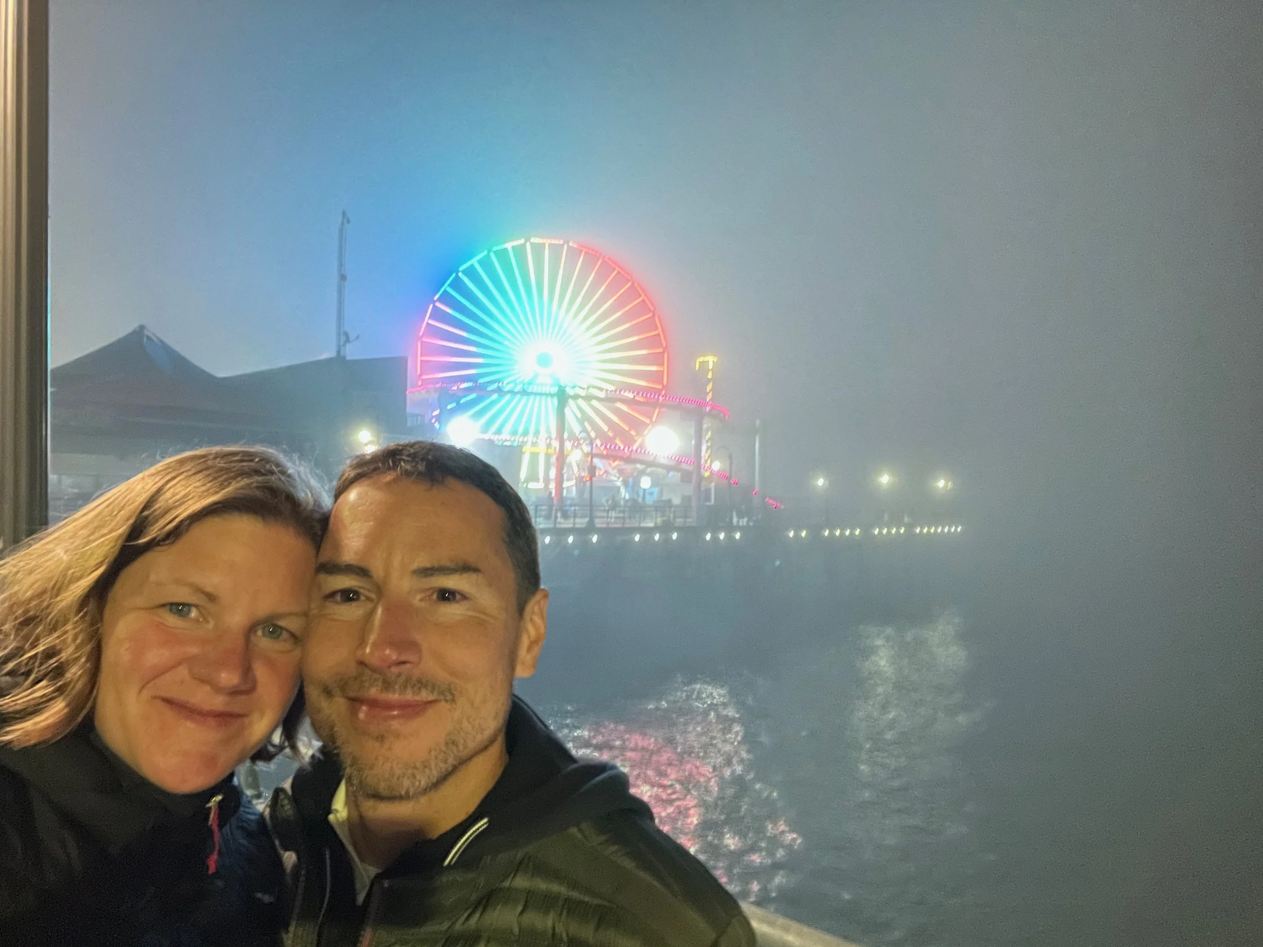 Santa Monica Pier am Abend