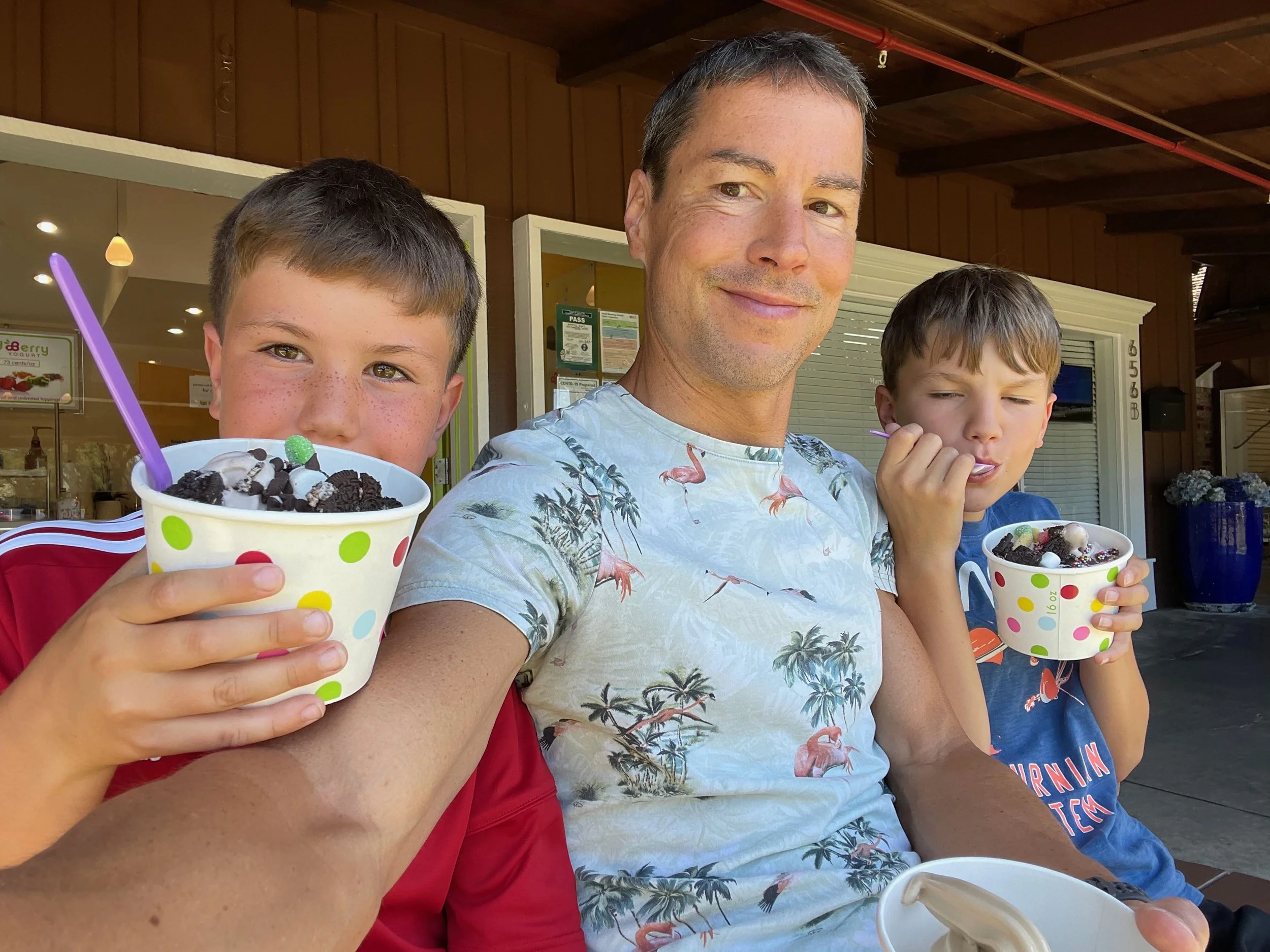 Frozen Joghurt zum Zeugnis