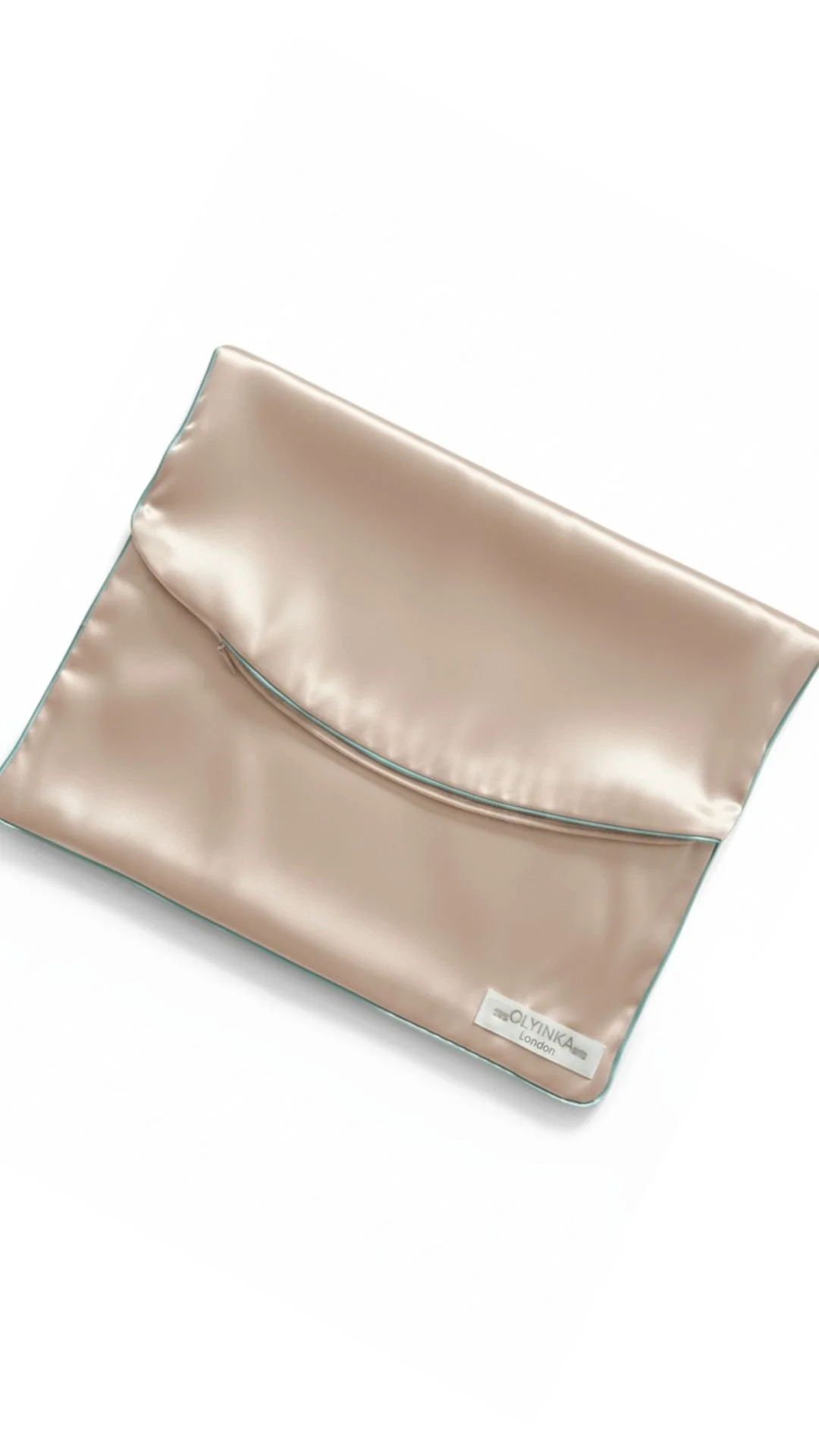Silk Foldover Lingerie Bag