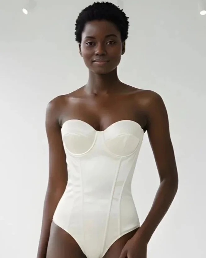 Bella All In One Silk Corset