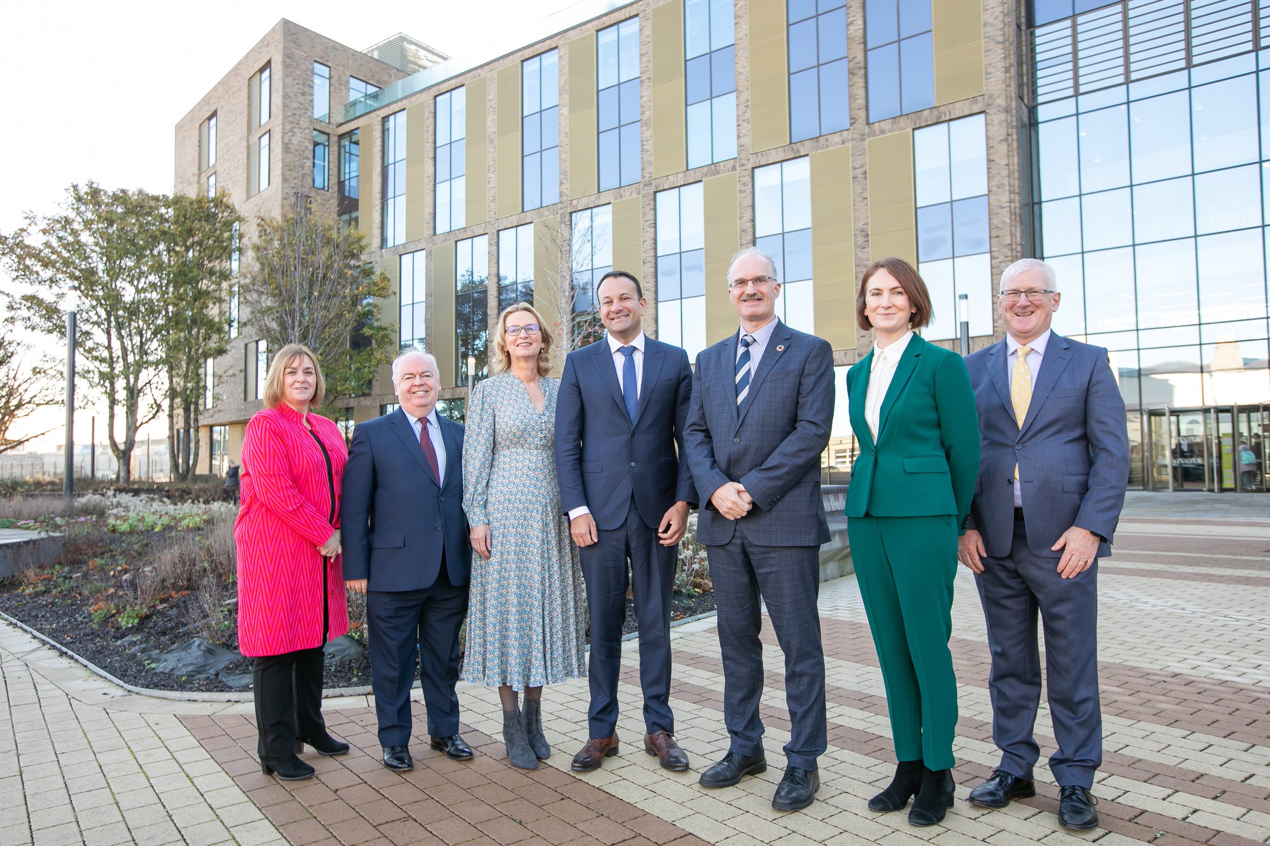  From left to right: Dr. Vivienne Patterson, Higher Education Authority; Thomas Stone, TU Dublin, Dr. Claire Mc Bride, TU Dublin Enterprise Academy; Leo Varadkar, TD, Tánaiste and Minister for Enterprise, Trade and Employment; Prof. David FitzPatrick