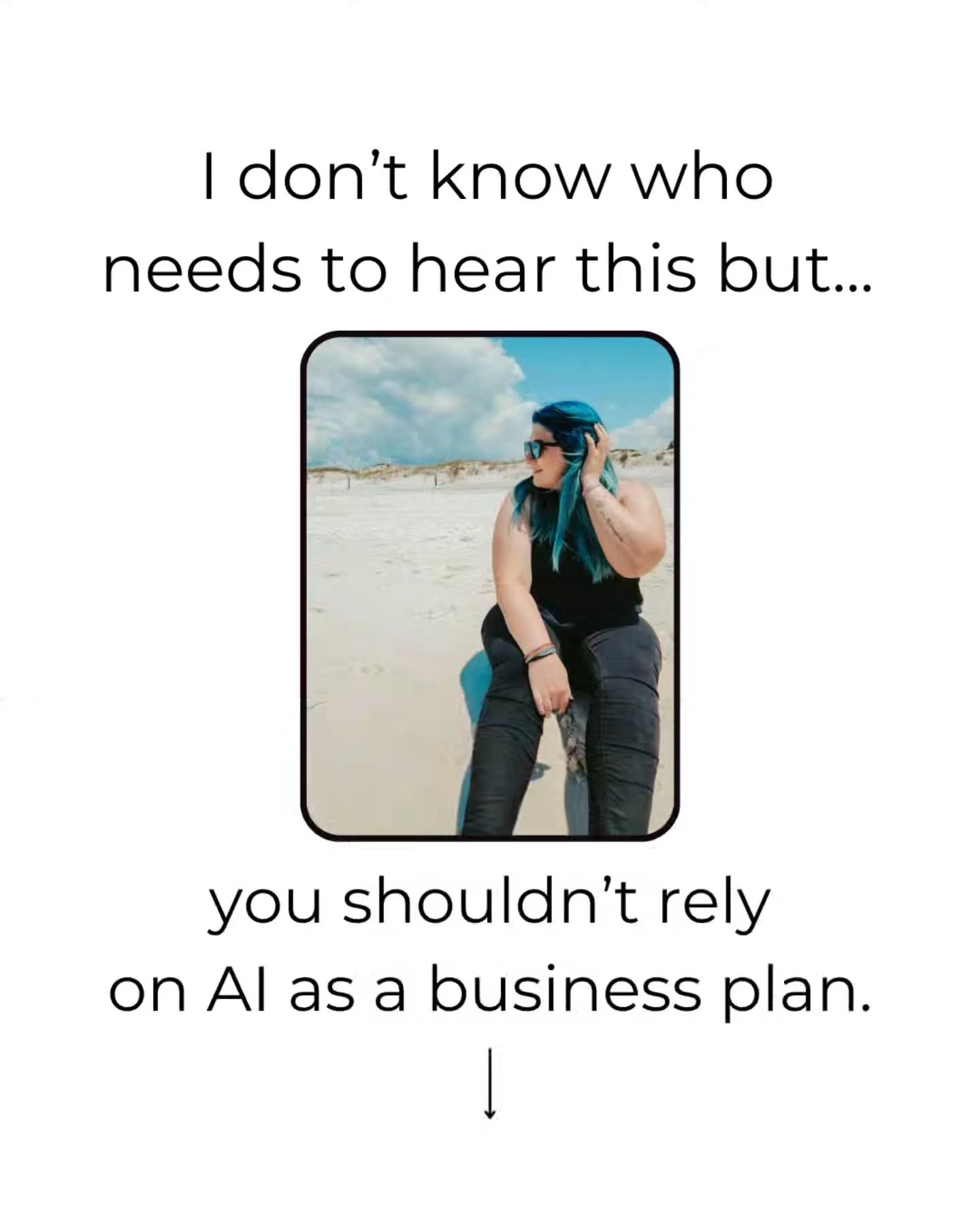Let&rsquo;s have a real conversation about AI.

Yes - I use it.
Yes - I think it&rsquo;s an amazing tool.
Yes - I&rsquo;ve trained it to help me move faster, get ideas flowing, and simplify the techy stuff that used to take way too long.

But here&rs
