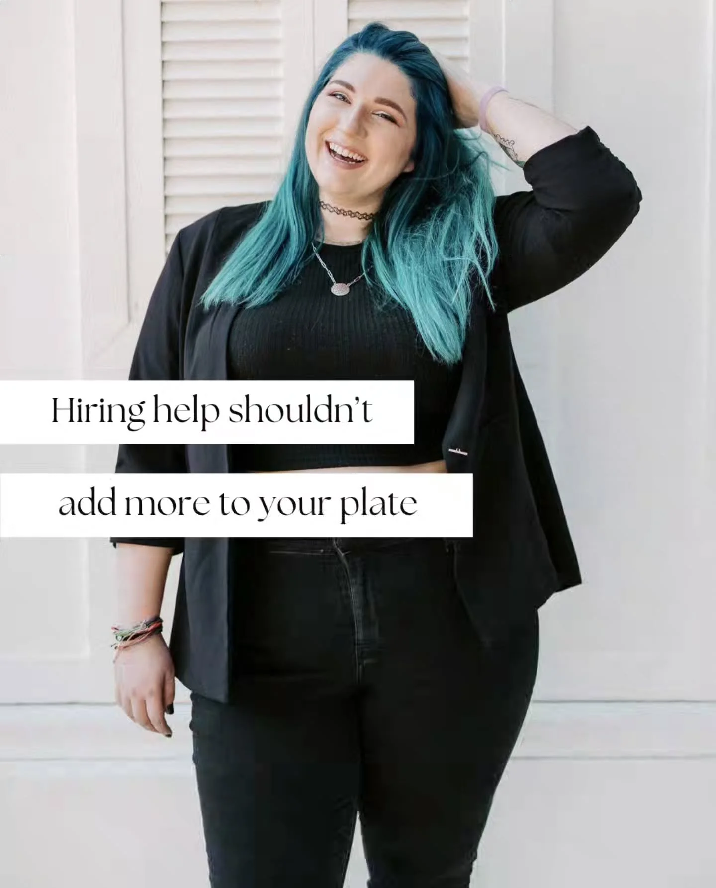 Hiring help shouldn't add MORE to your plate.

A client hired a VA six months before she came to me.

She thought it would free up her time.

Instead, she was spending hours each week just managing the VA outside of the initial onboarding period.

Wi