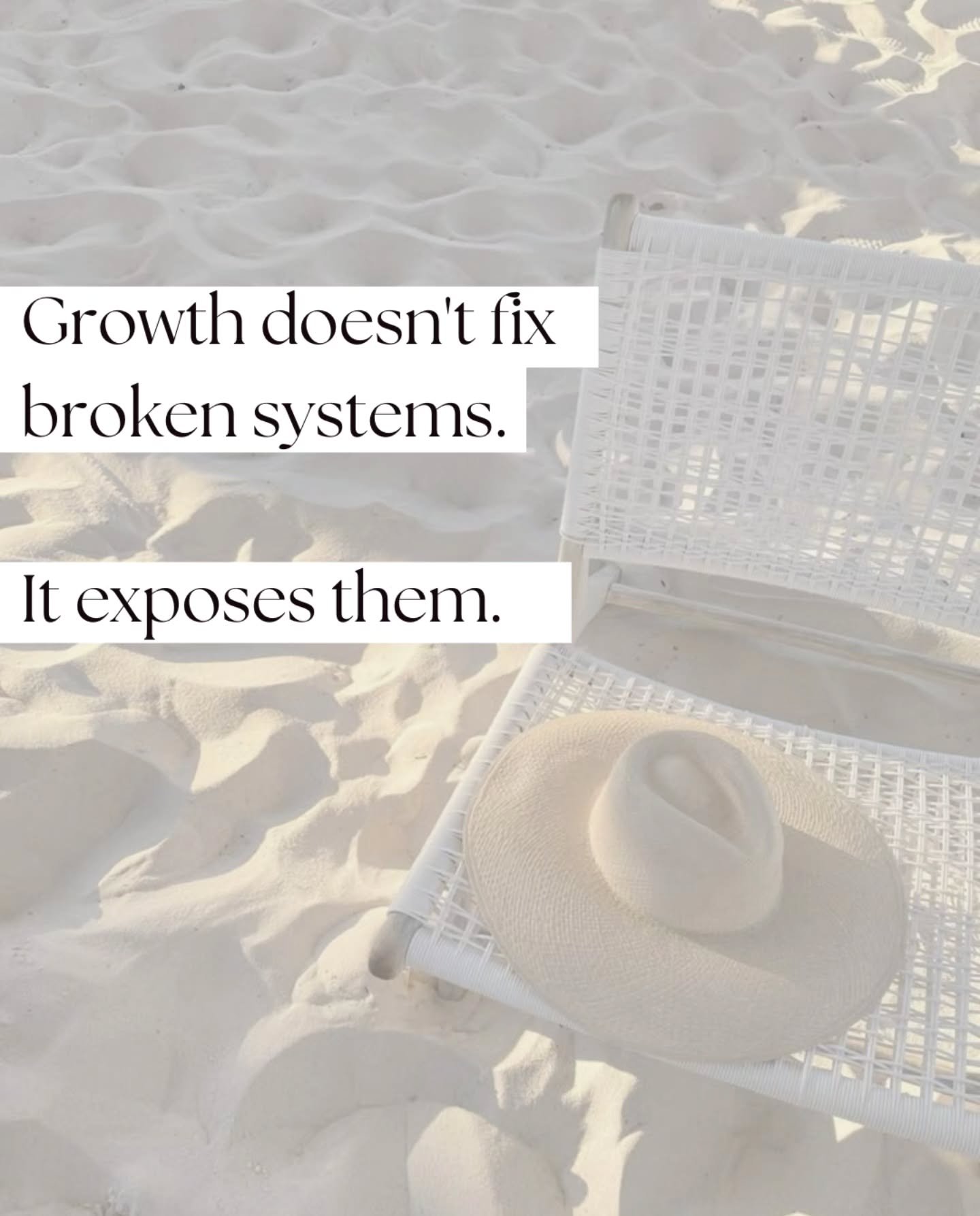 You can't scale chaos.

I see it constantly. A coach hits a new income level and suddenly everything breaks.

The backend systems that worked at 10 clients fall apart at 50. The manual processes that were "fine for now" become bottlenecks. 