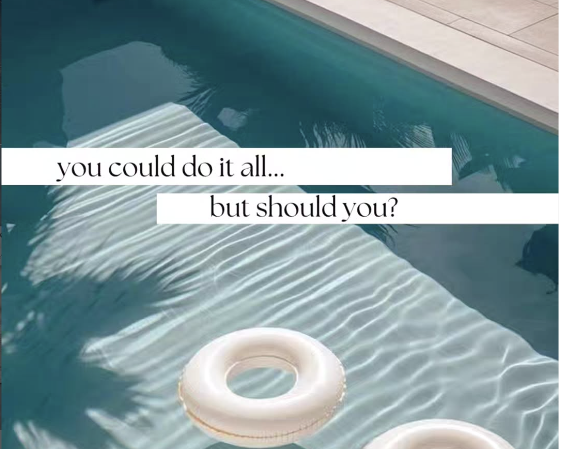 You Could Do It All, but Should You?