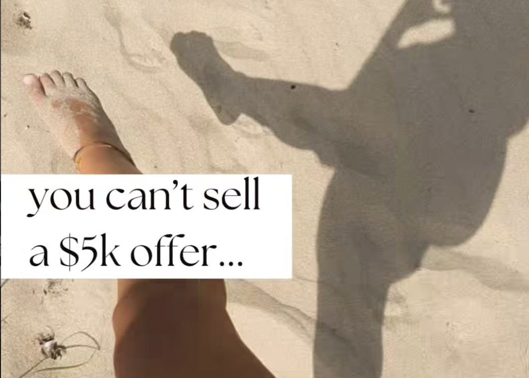 You Can't Sell a $5k Offer.