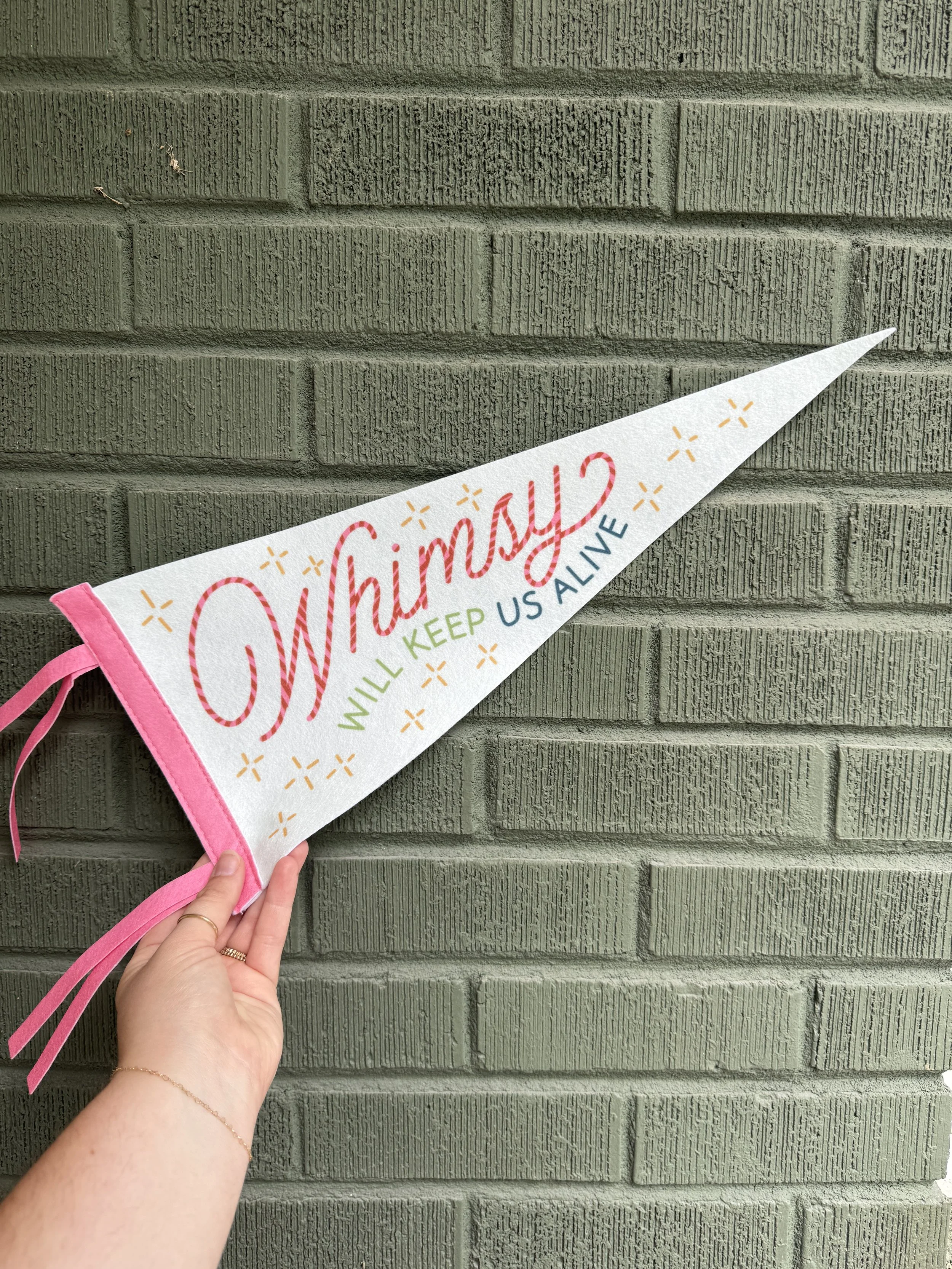 Whimsy Pennant Flag