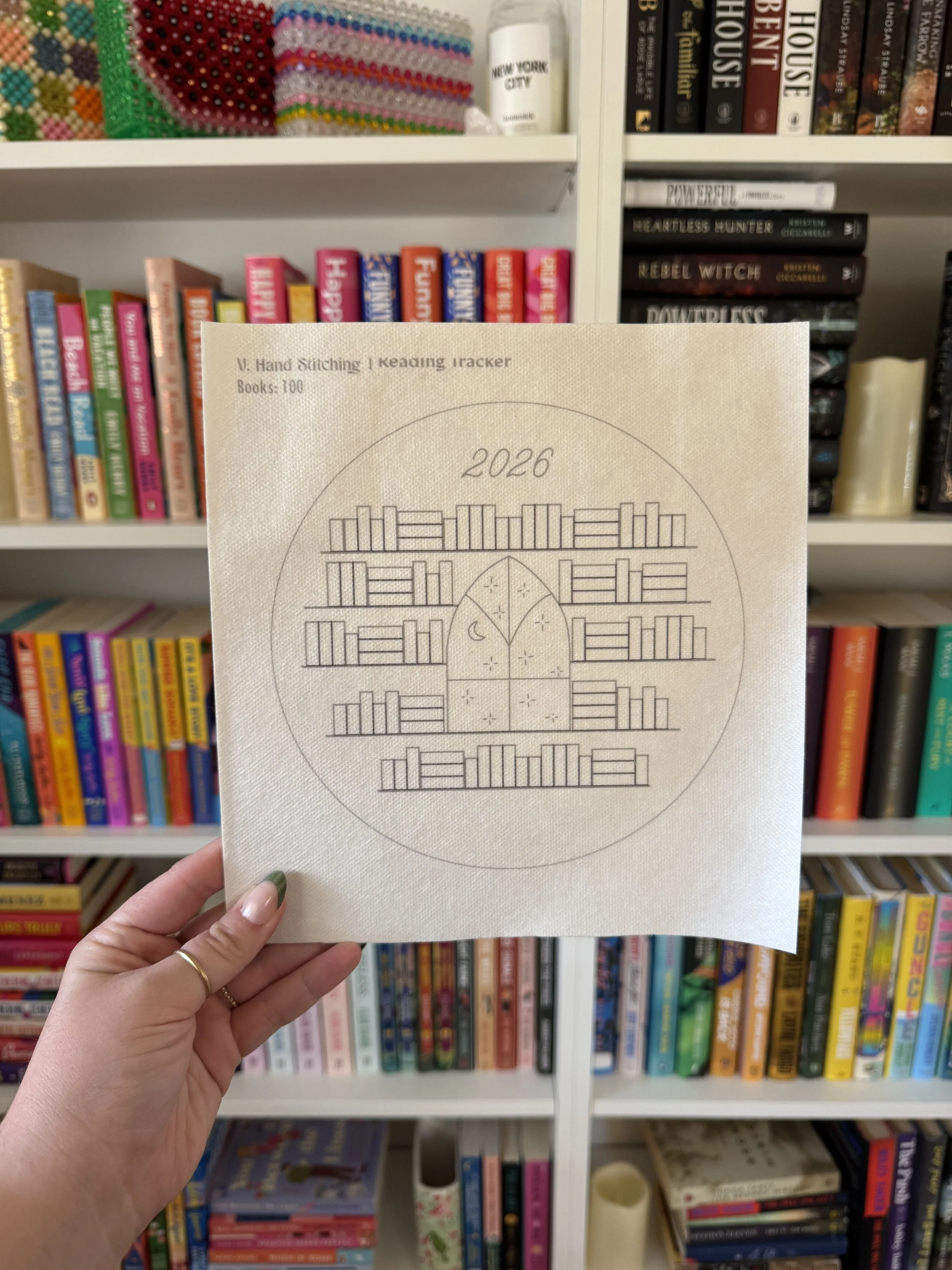 2026 Reading Tracker Stick & Stitch Sheet