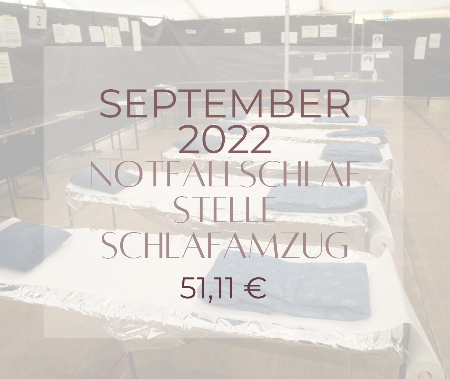 Im September gingen die gesammelten Spenden aus "Yoga für alle" nach Abstimmung an die Notfallschlafstelle "SchlafamZug", die für jugendliche Obdachlose einen Schlafplatz anbieten.