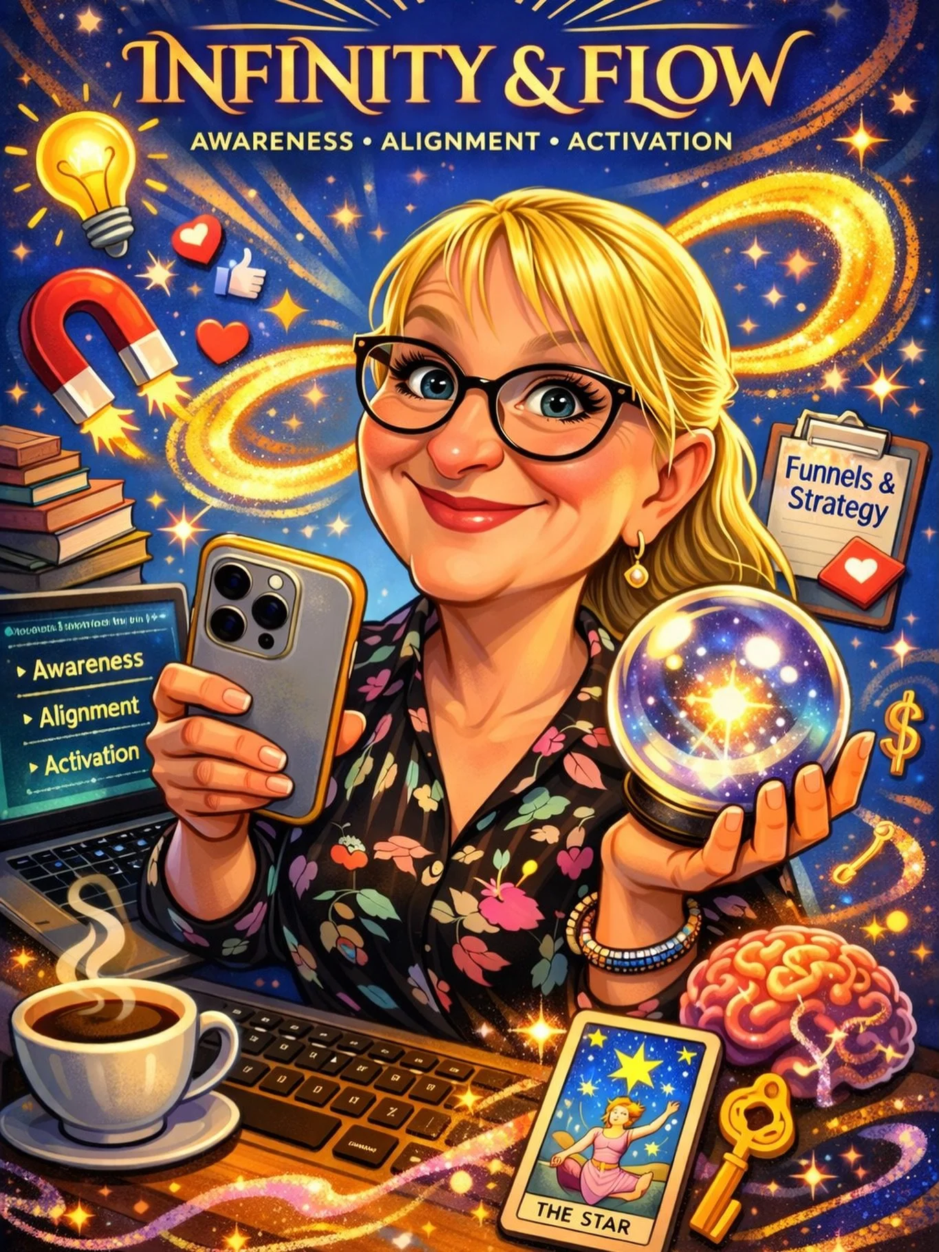 Well go on then&hellip; it&rsquo;s only for fun! 😂

What do you think? 

Over 30 years of learning, leadership and growth, this year feels like my soul purpose has aligned to something very special and magical ✨ 

#InfinityandFlow #SoulCoaching #Lov