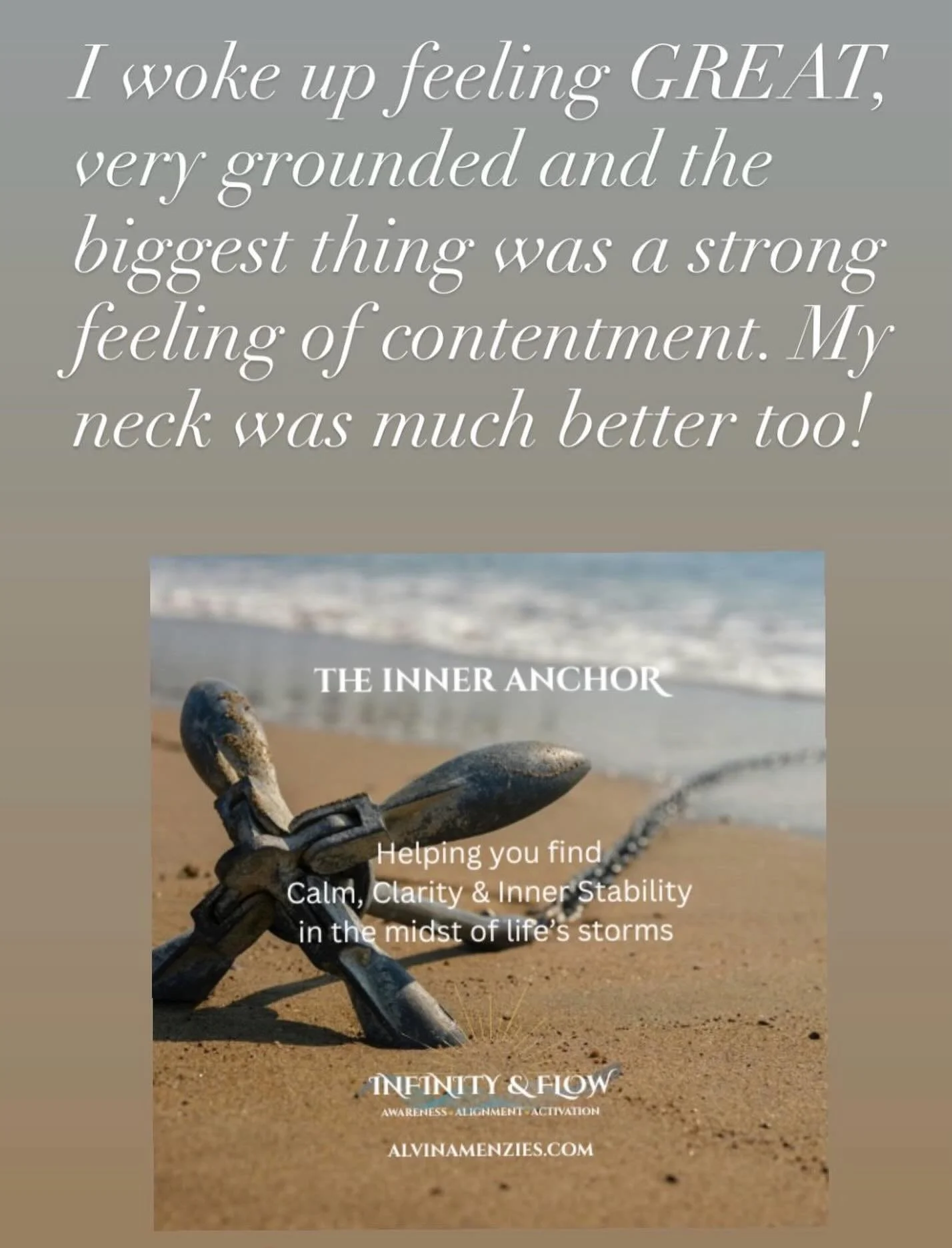 In my world&hellip; &ldquo;wobbling isn&rsquo;t winning!&rdquo; 

I&rsquo;ve been refining my tagline for BNI St Andrews to reflect how my clients feel after doing energy work with me and feedback this week from a client confirms the positive impact 