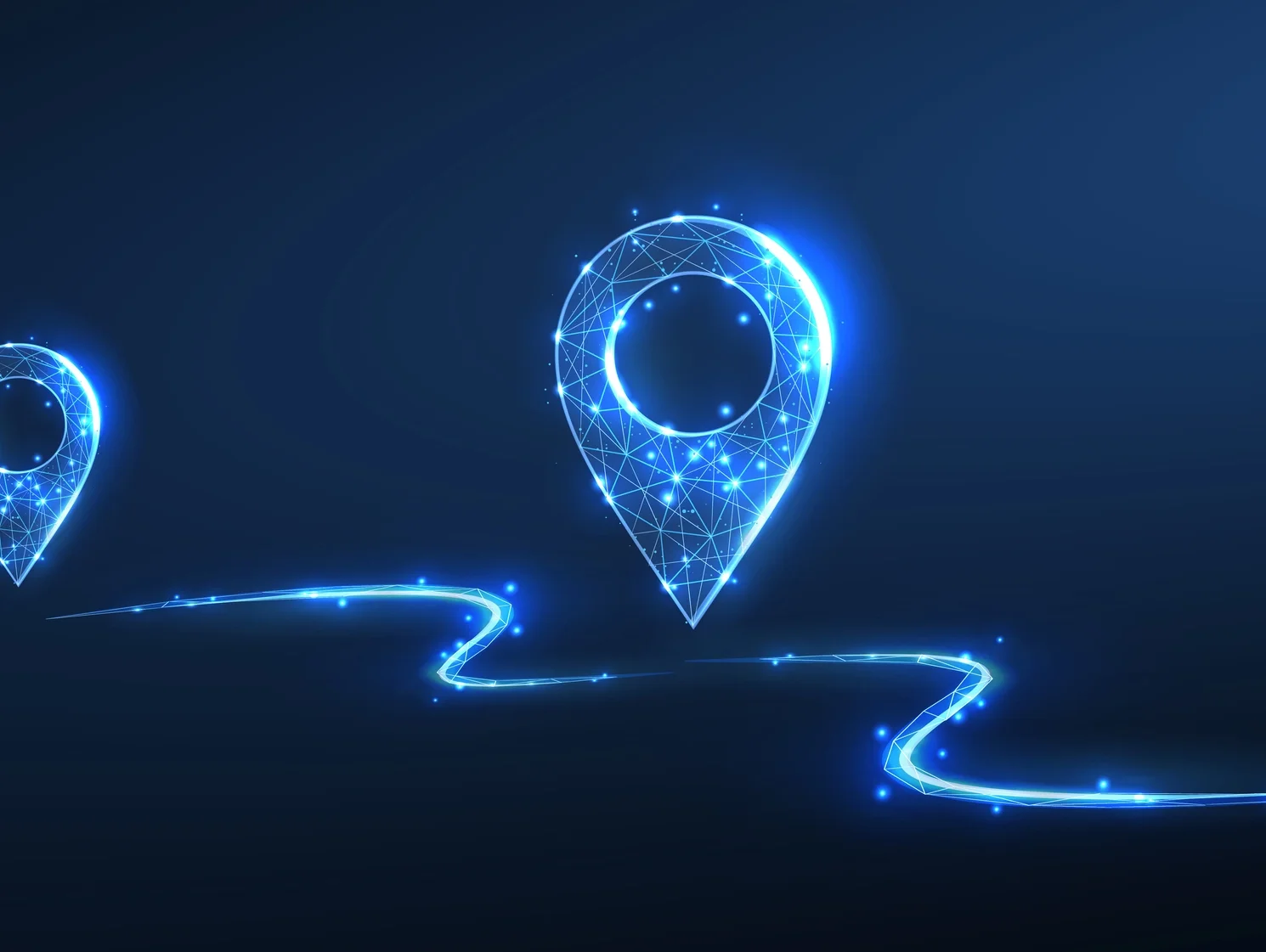 Point of interest on a digital map