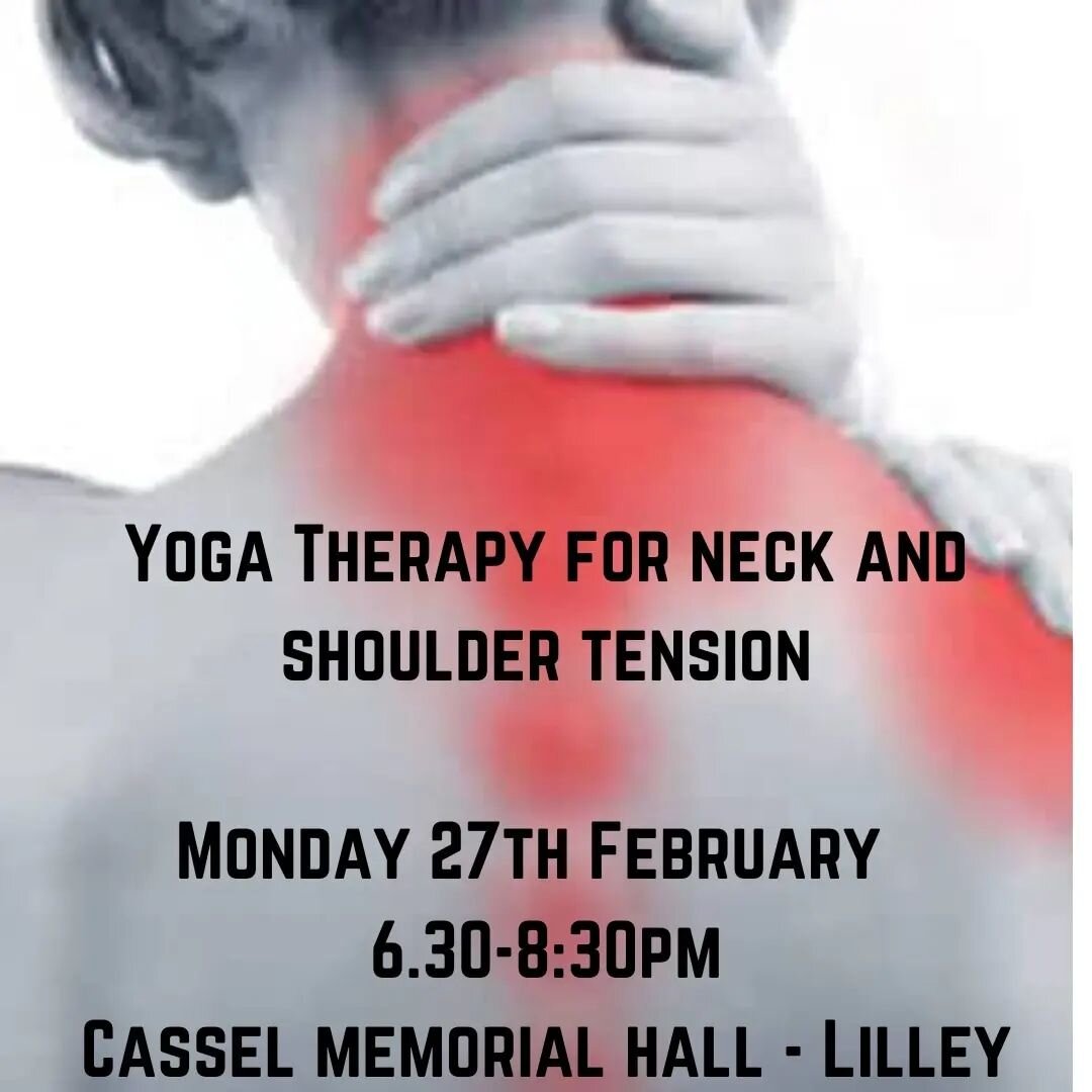 Spaces left for this therapeutic class. Please message me to.book
# neck pain #shoulderpain #yogatherapy #yogawithfiona_uk #theyogavineuk