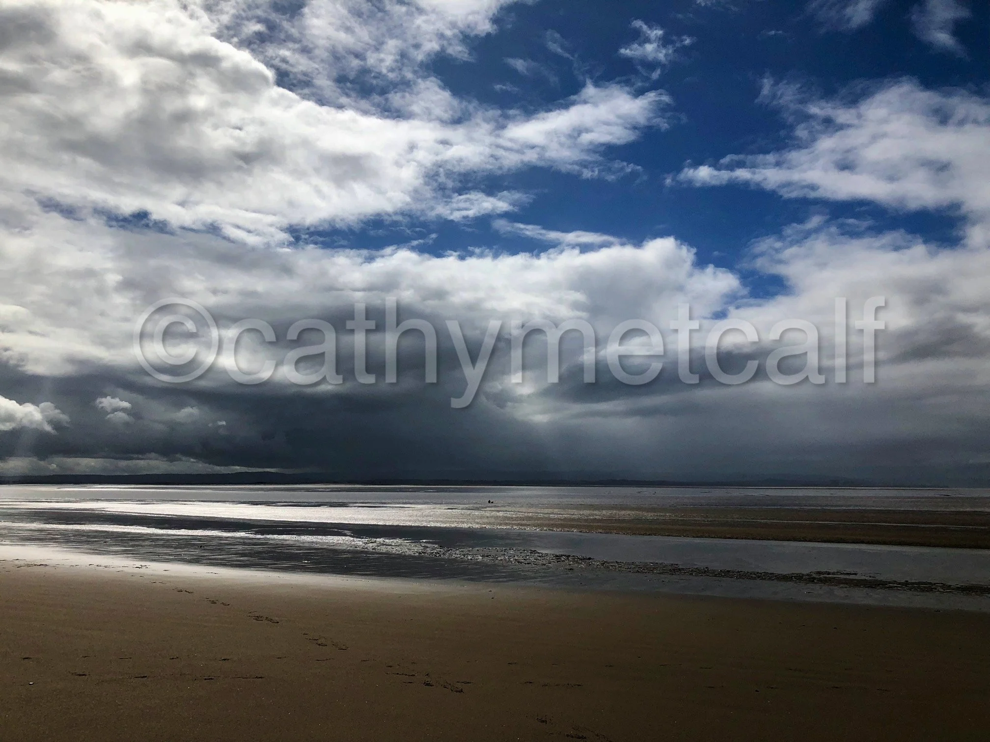 Clouds in Burnham-on-Sea - Photography 297x210mm