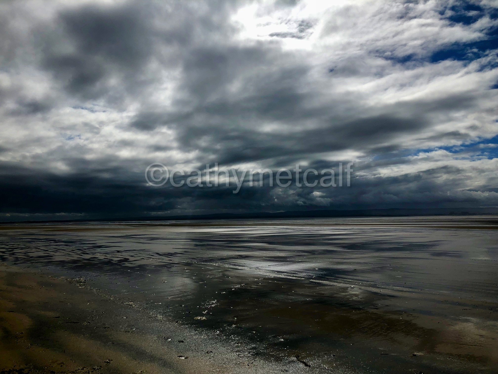 Stormy Beach in Burnham-on-Sea - Photography 297x210mm