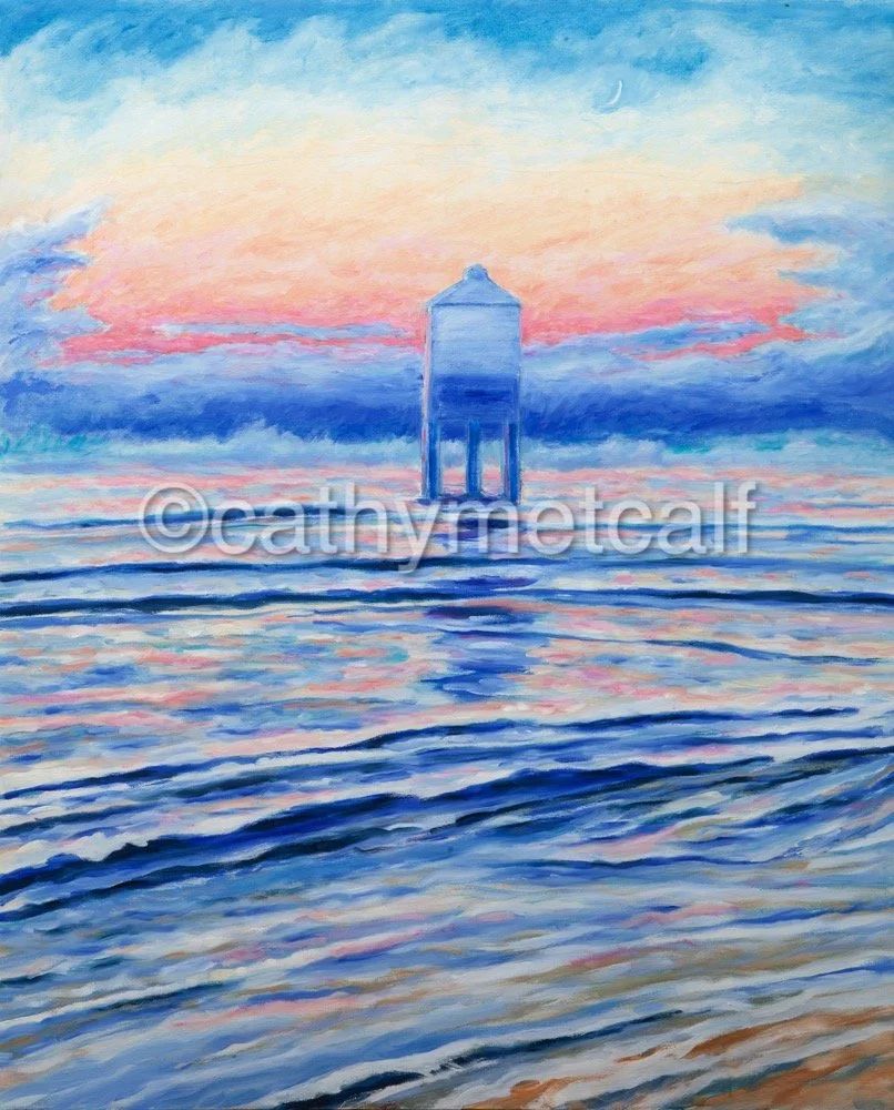 Muted Sunset Memory - Oil on Canvas 915x1220mm