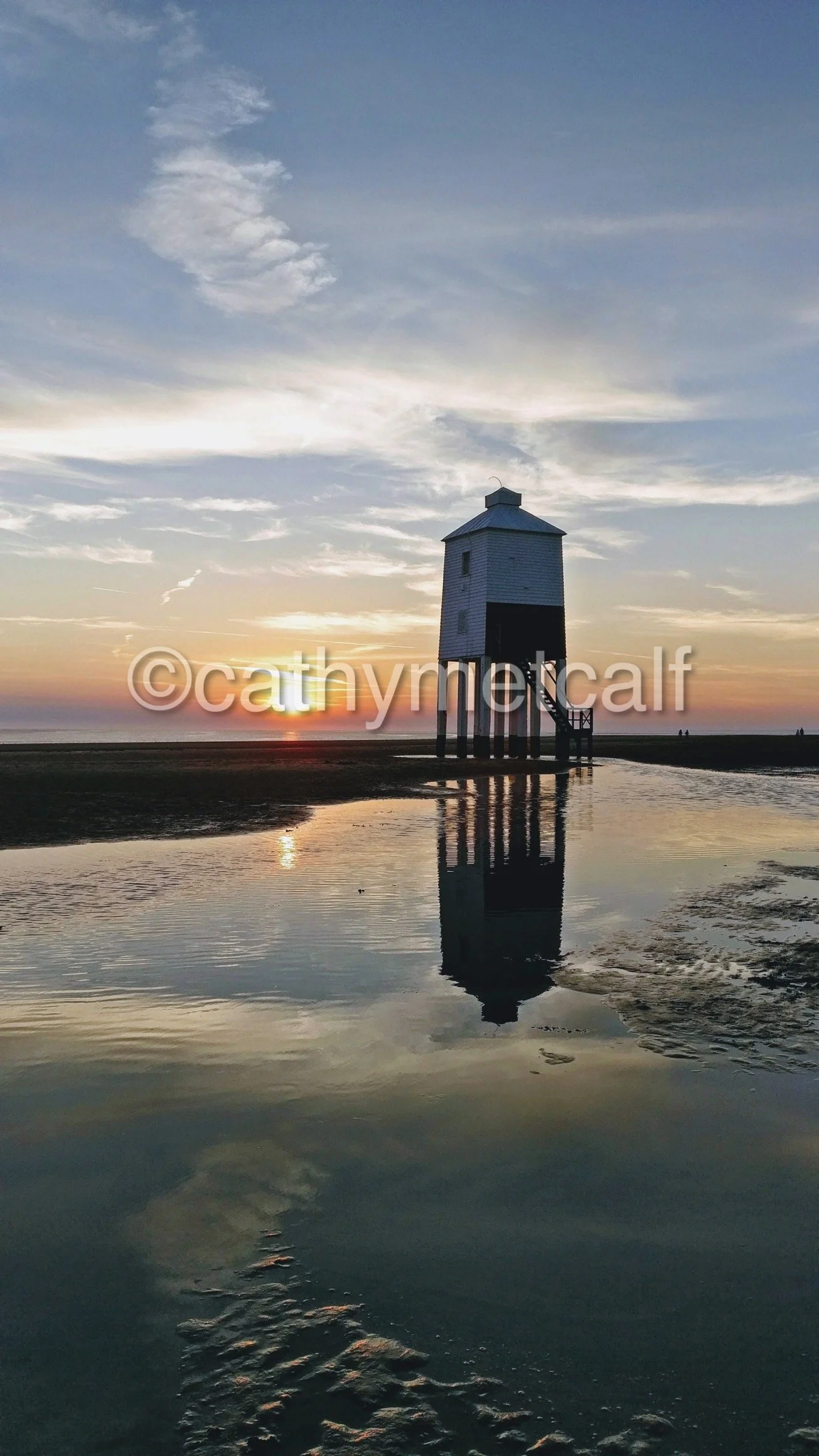 Sunset in Burnham-on-Sea Photography 297x420mm