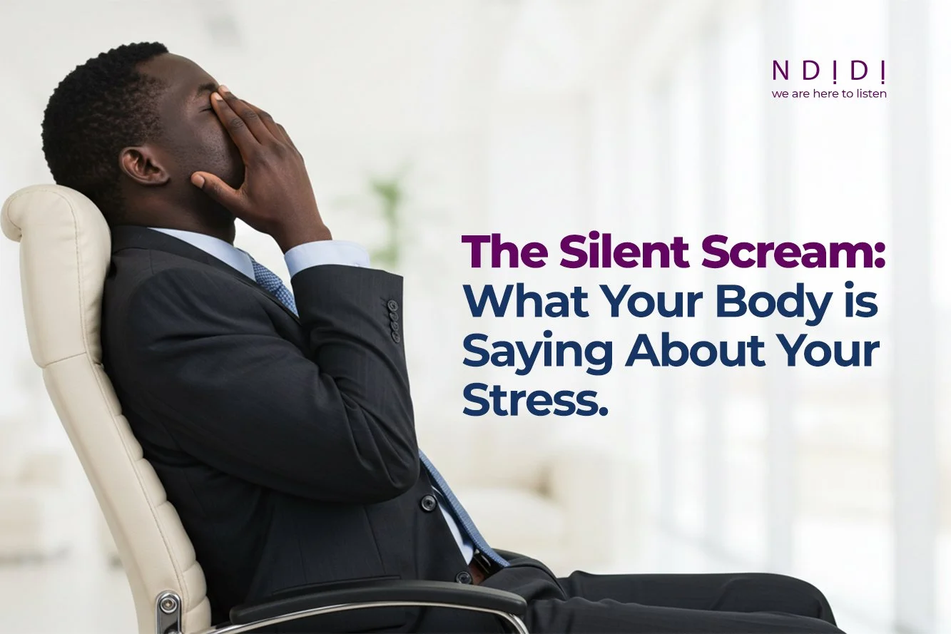 Stressed man