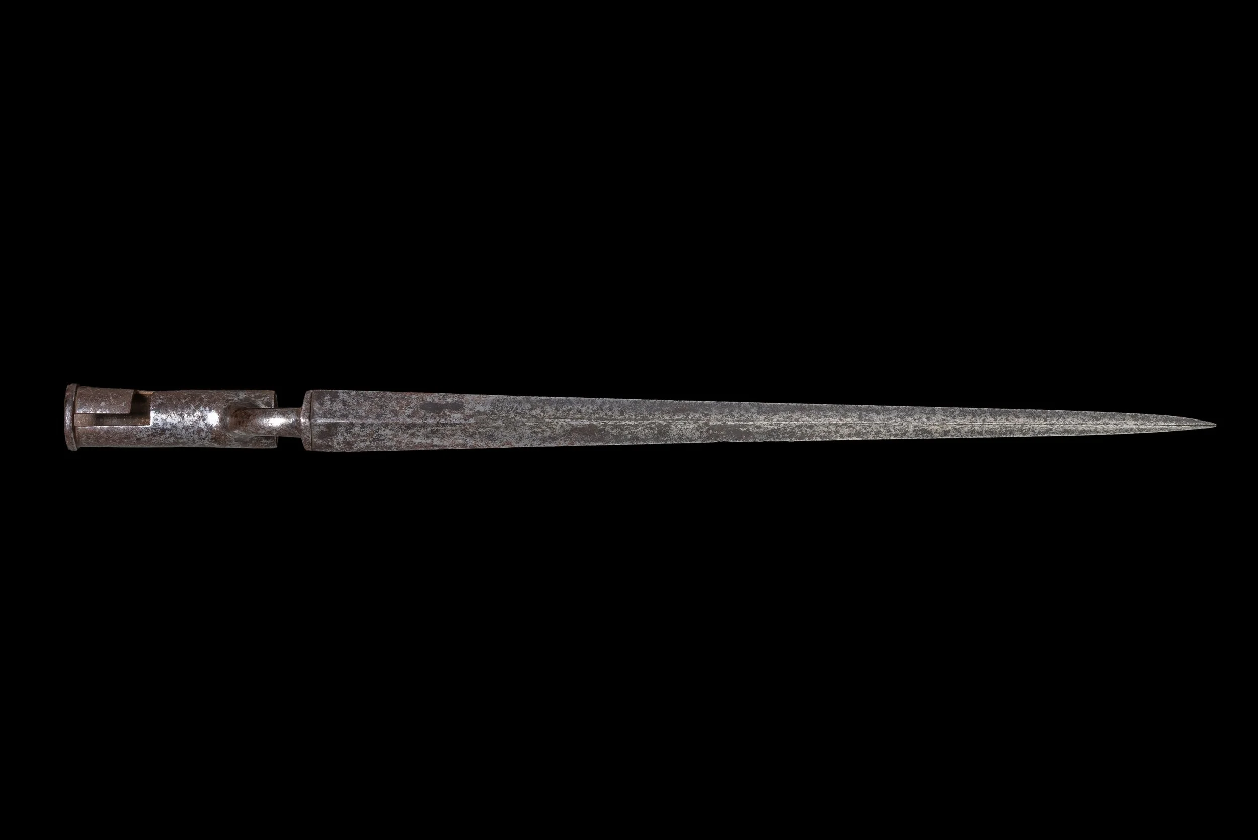 Antique Flintlock Brown Bess Musket Bayonet