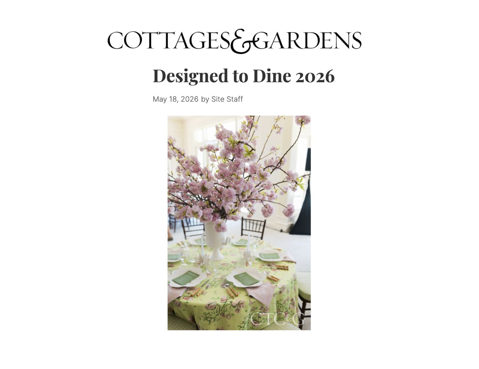 Cottages & Gardens, May 2026