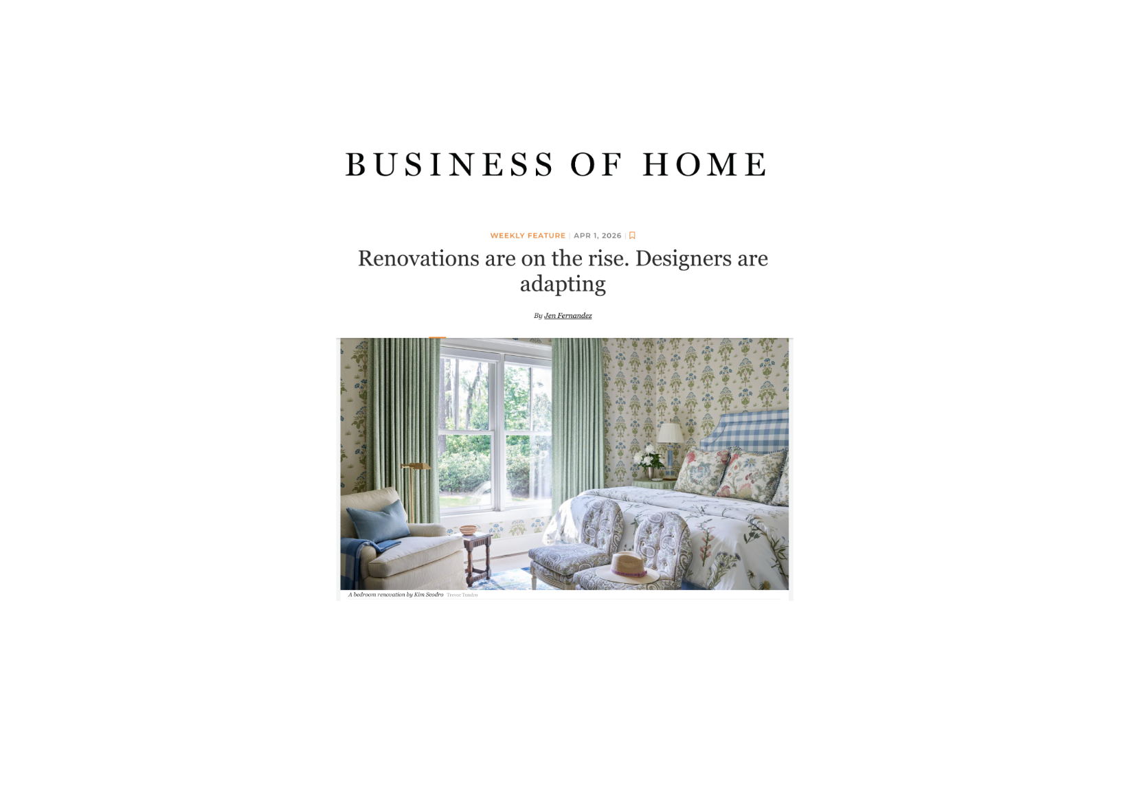 Business of Home, April 2026