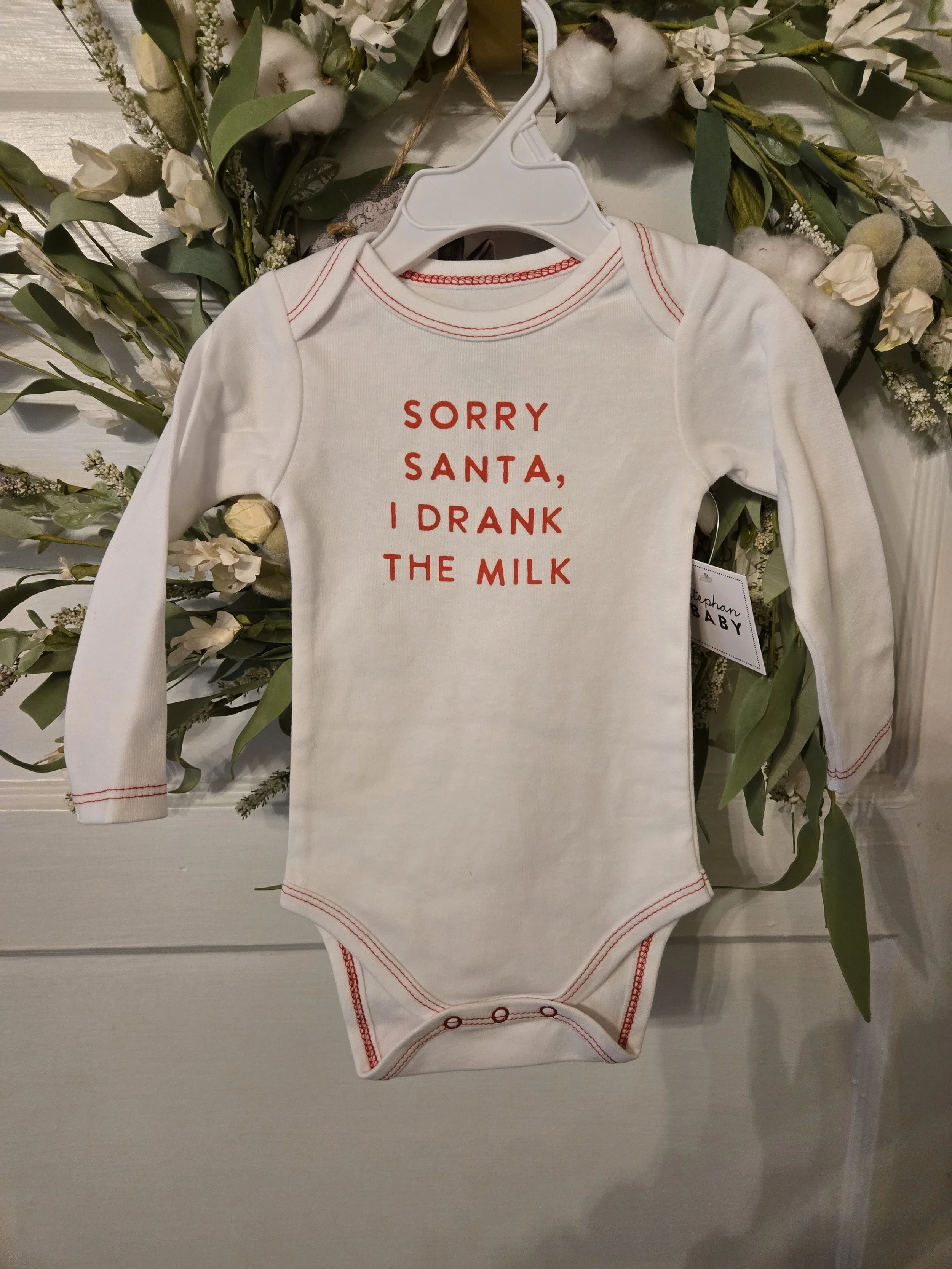 "Little Christmas Miracle" Long Sleeve Snapshirt