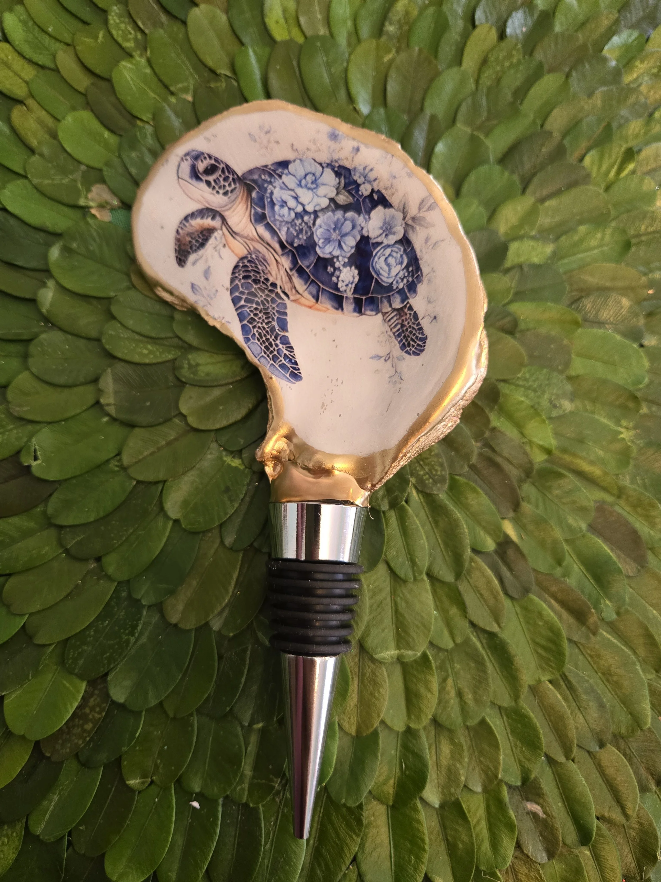 Handmade Shell Bottle Stopper