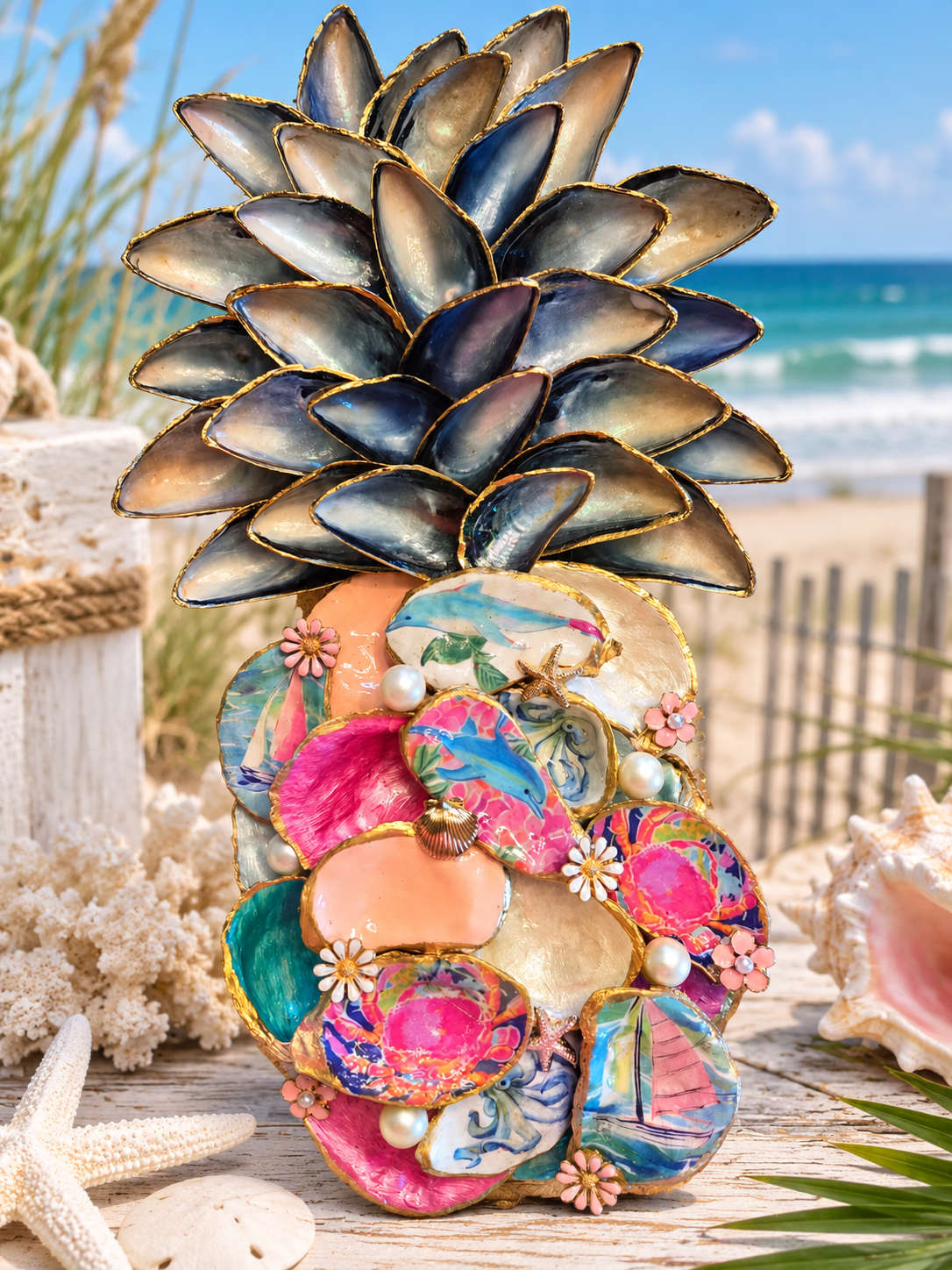 Pineapple Oyster Art