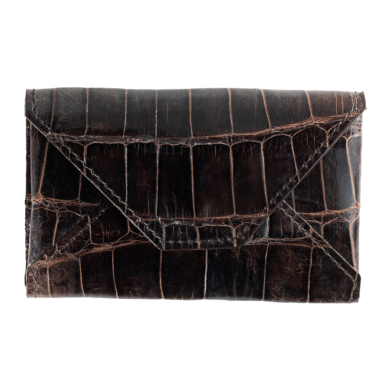 Envelope Card Case in Classic Alligator - Abas