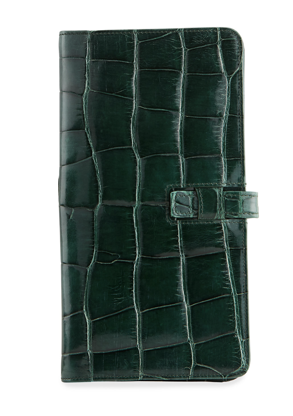 Slip Tab Travel Organizer in Classic Alligator - Abas