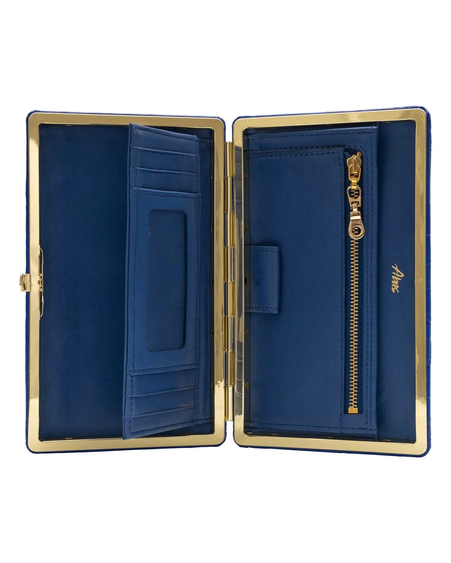 Cache Wallet in Matte Alligator - Abas
