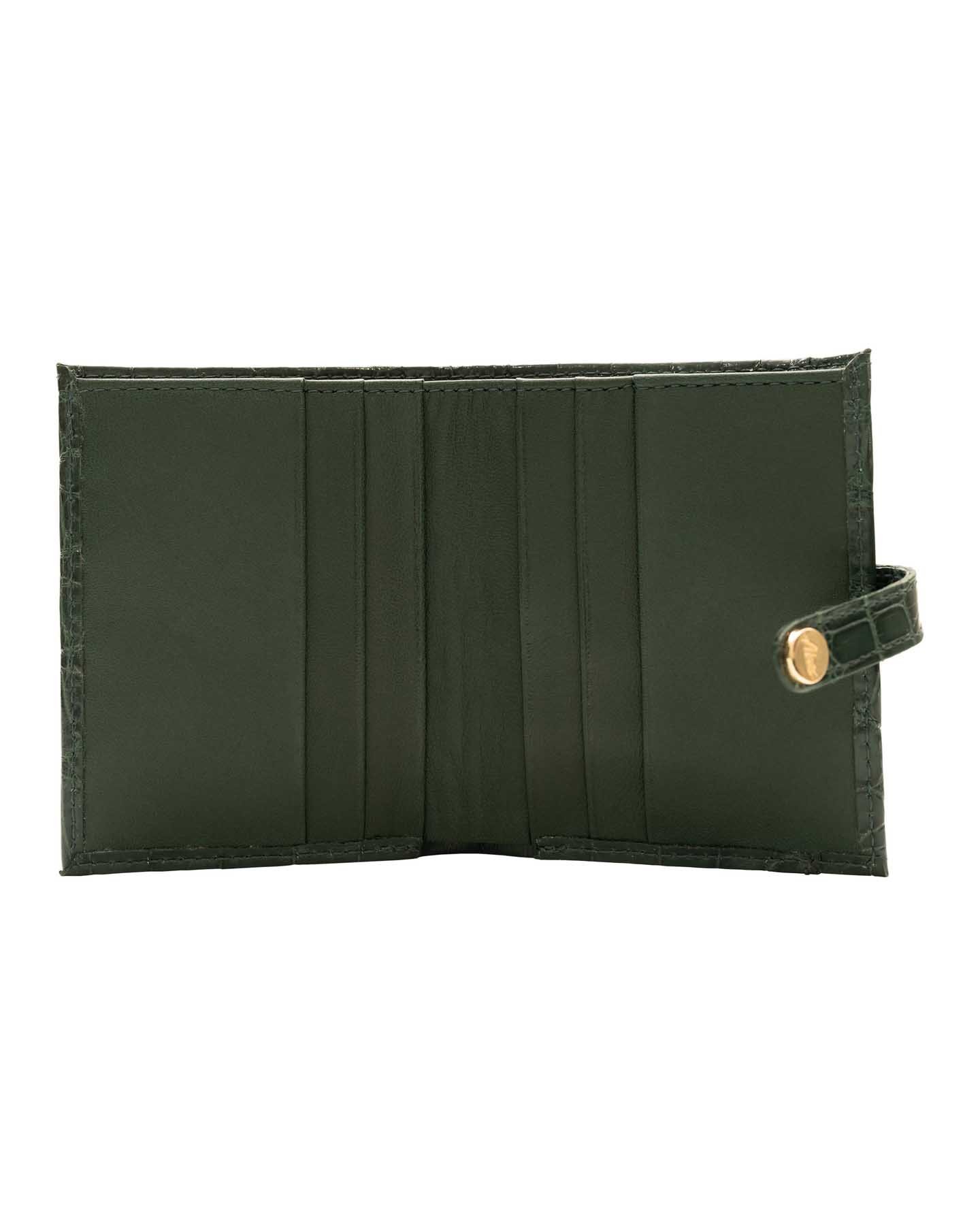 Mini Wallet in Classic Alligator - Abas