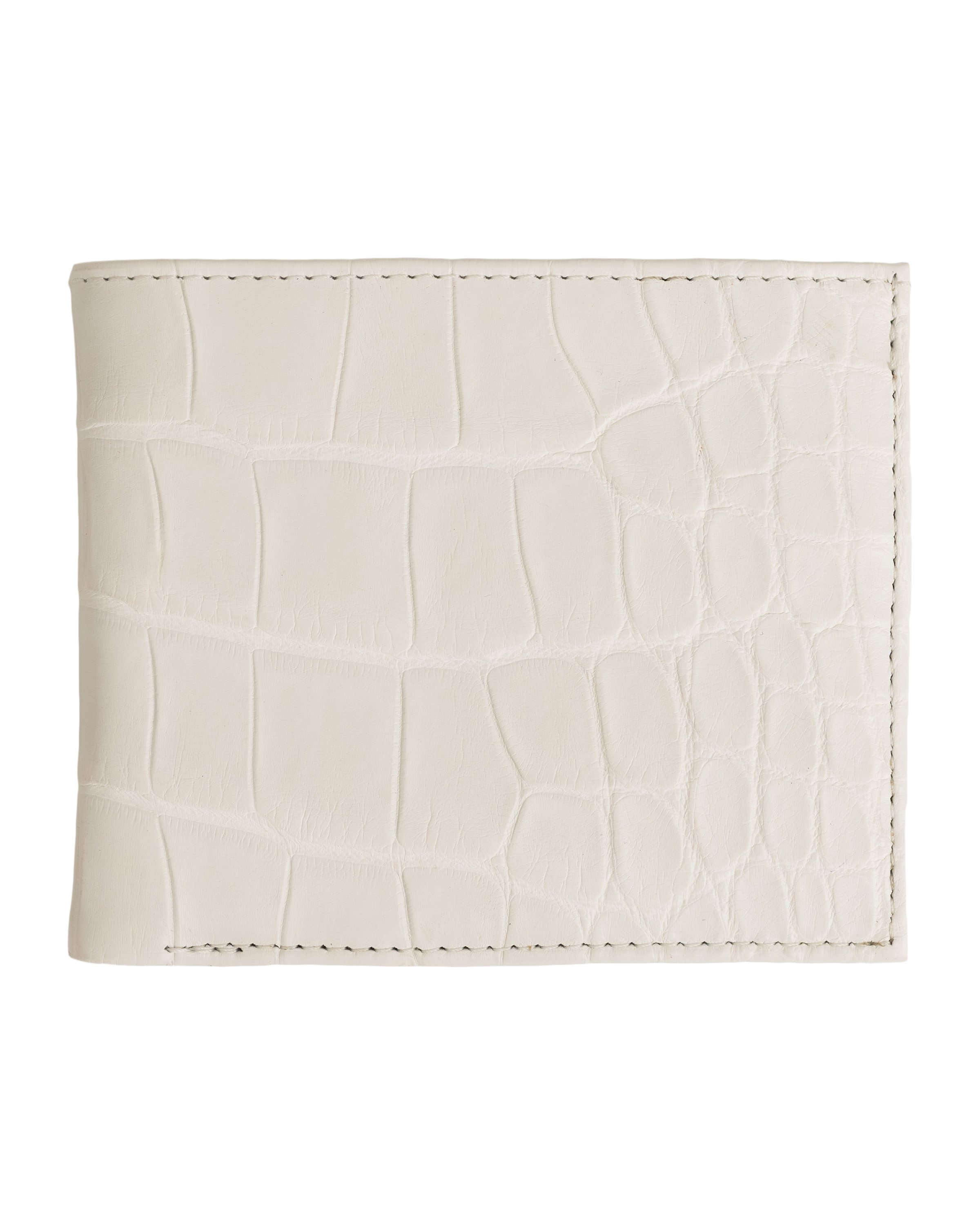 Ultimate Bifold Wallet with ID Window in Matte Alligator - Abas