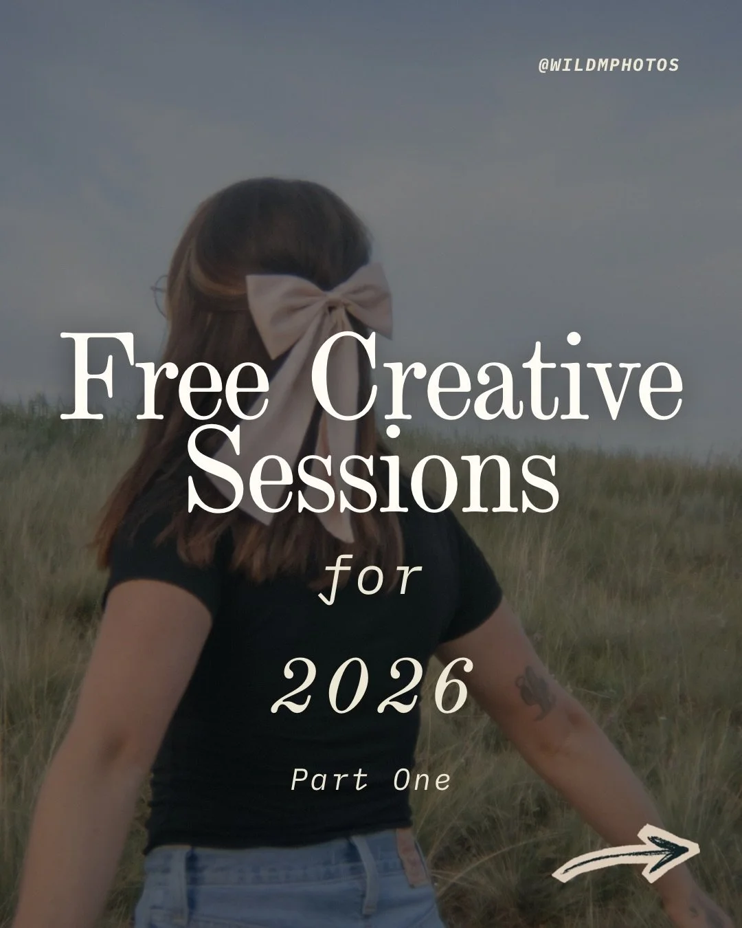 Free creative photography sessions for 2026 🤍

This year I am opening a limited number of creative portrait sessions&mdash;outside of traditional client work.

These sessions are for individuals, couples, or personal concepts and are designed for th
