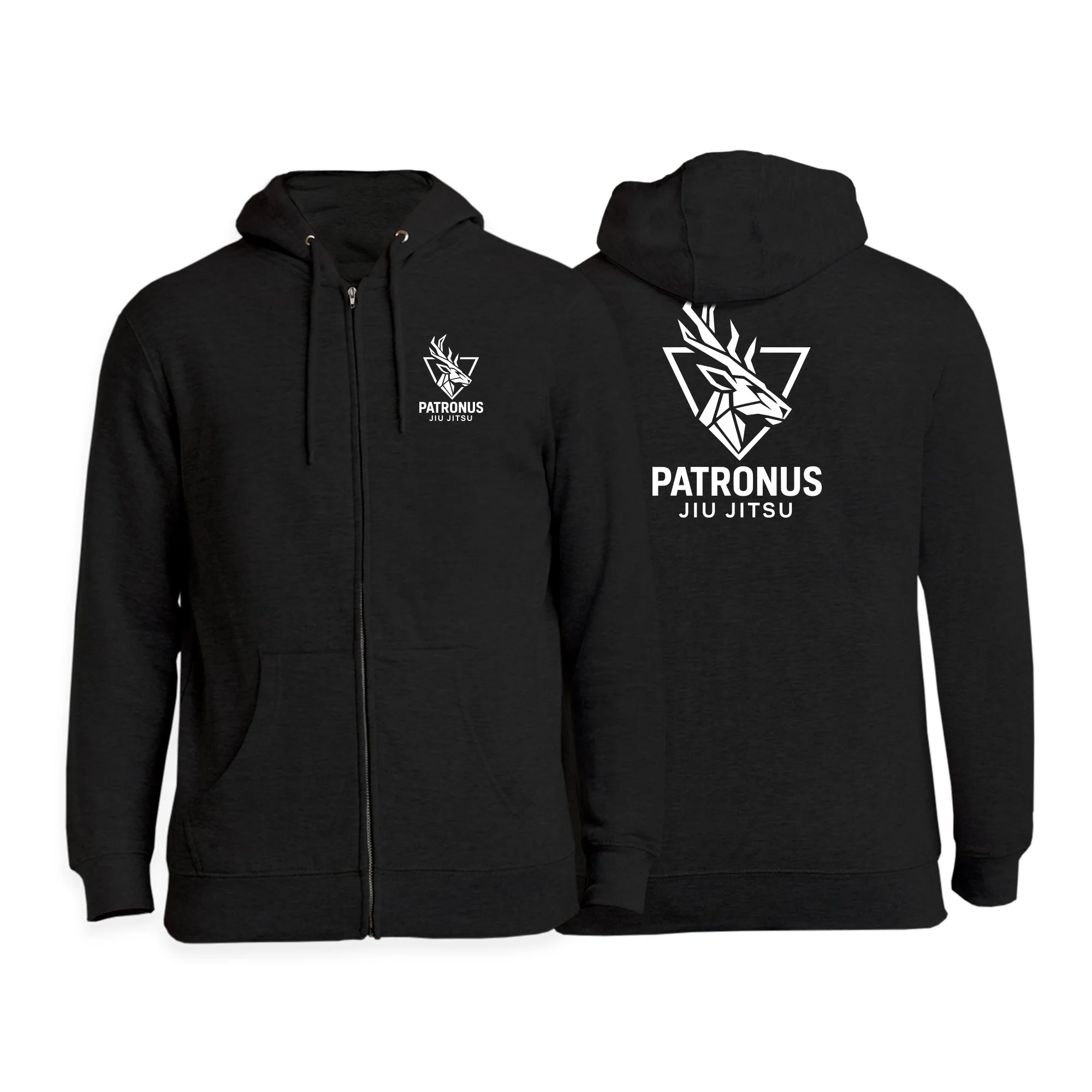 Black ZipUp Hoodie Mockup - Patronus Jiu Jitsu.jpg