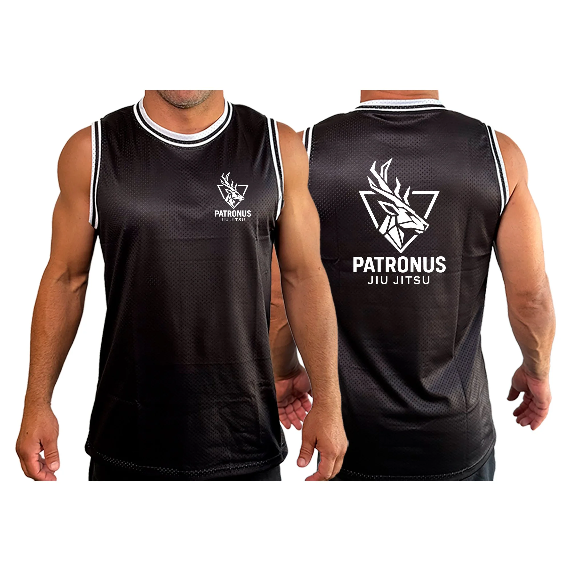 Black Basketball Jersey Mockup - Patronus Jiu Jitsu.jpg