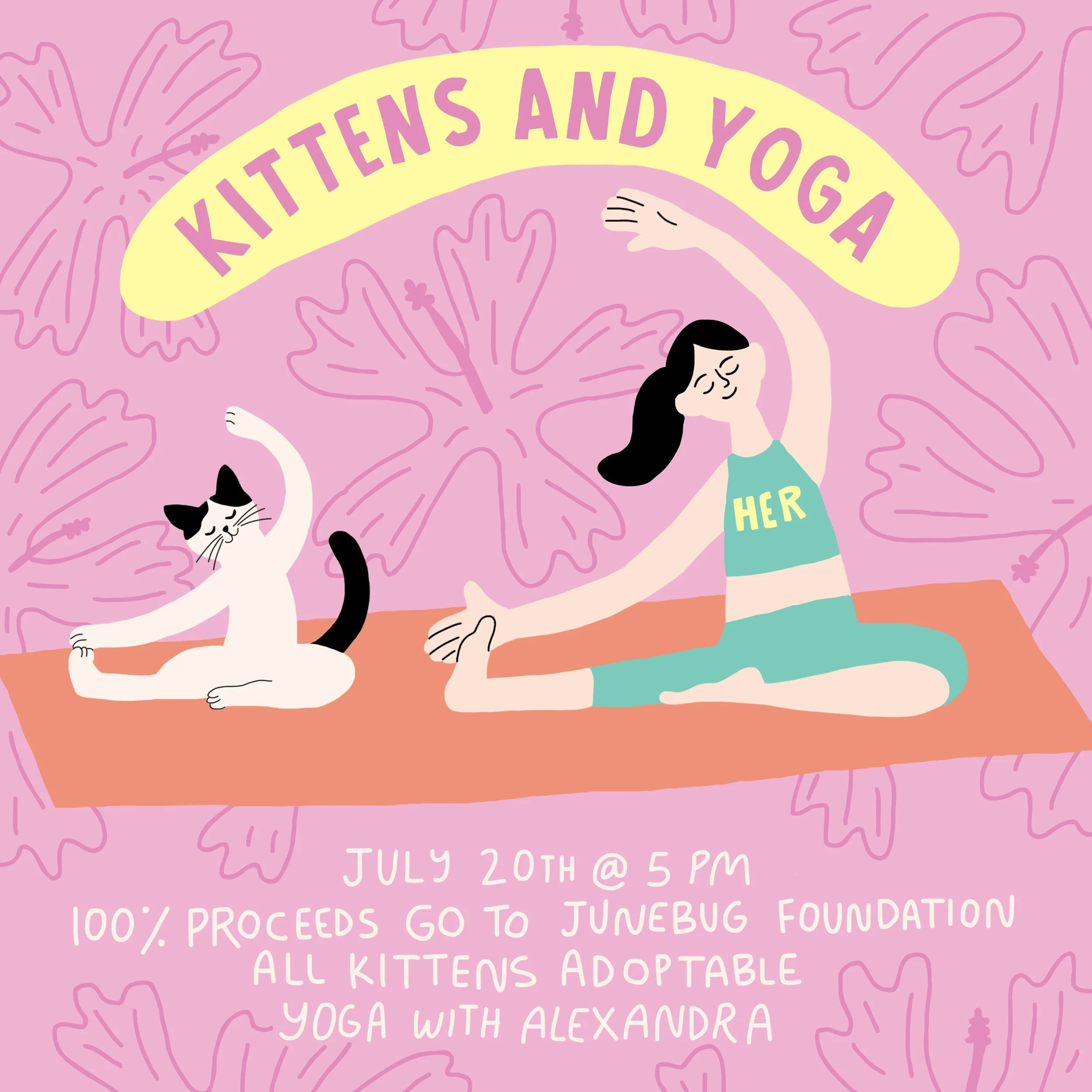 Kitten Yoga July 20th