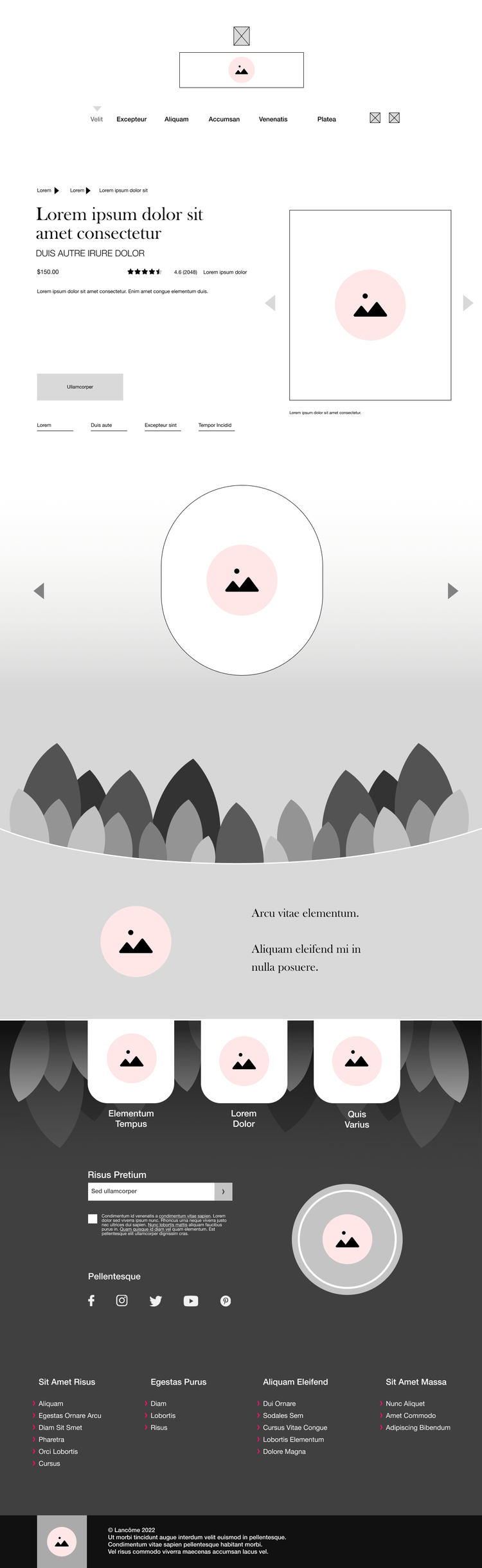 Lancome campaign design