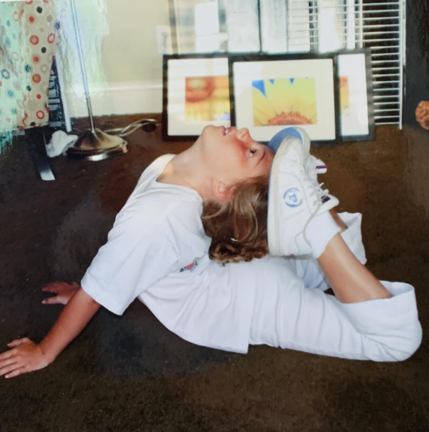 Baby Tiger doing her thing. 

Looking back on photos like this, I can&rsquo;t help but be grateful to have parents who knew the value and wisdom of a yoga practice. 

Today, I&rsquo;m privileged to be a teacher of this ancient art. Some things are ju