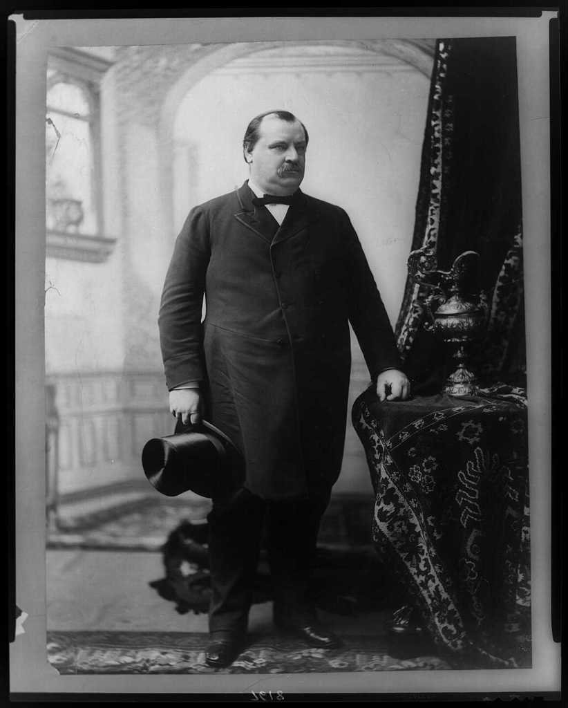 The 22nd and 24th President of the United States, Grover Cleveland