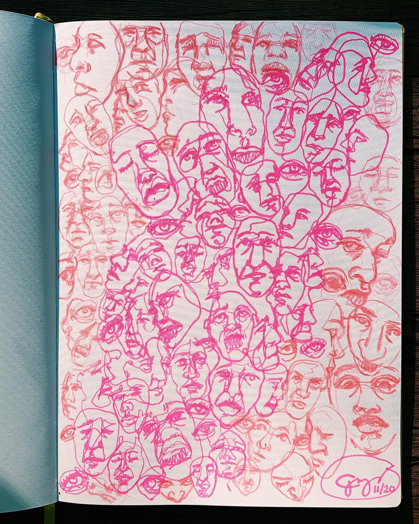 Posca markers and coloured pencil
.
.
.
#inktober #poscapens #draw #creative #paint #painting #onelinedrawing #filipinoartist #illustration #head #art #artist #arte #artoftheday #artwork  #sketch #sketchbook #contemporaryart  #drawing #fineart #inspi