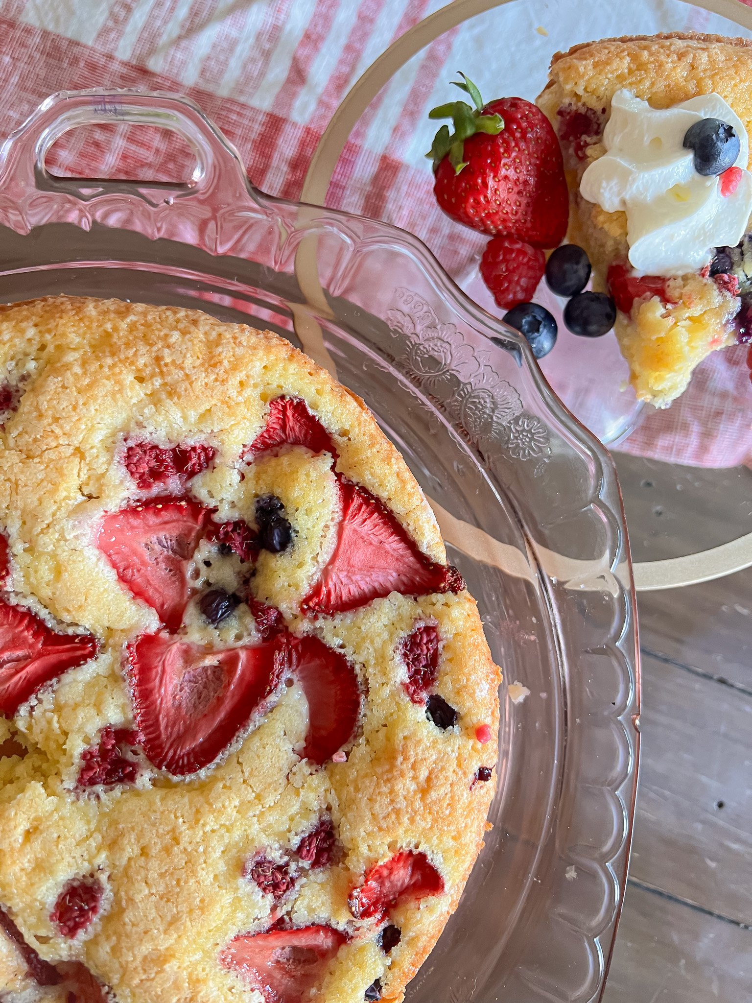 Sourdough Berry Cake
