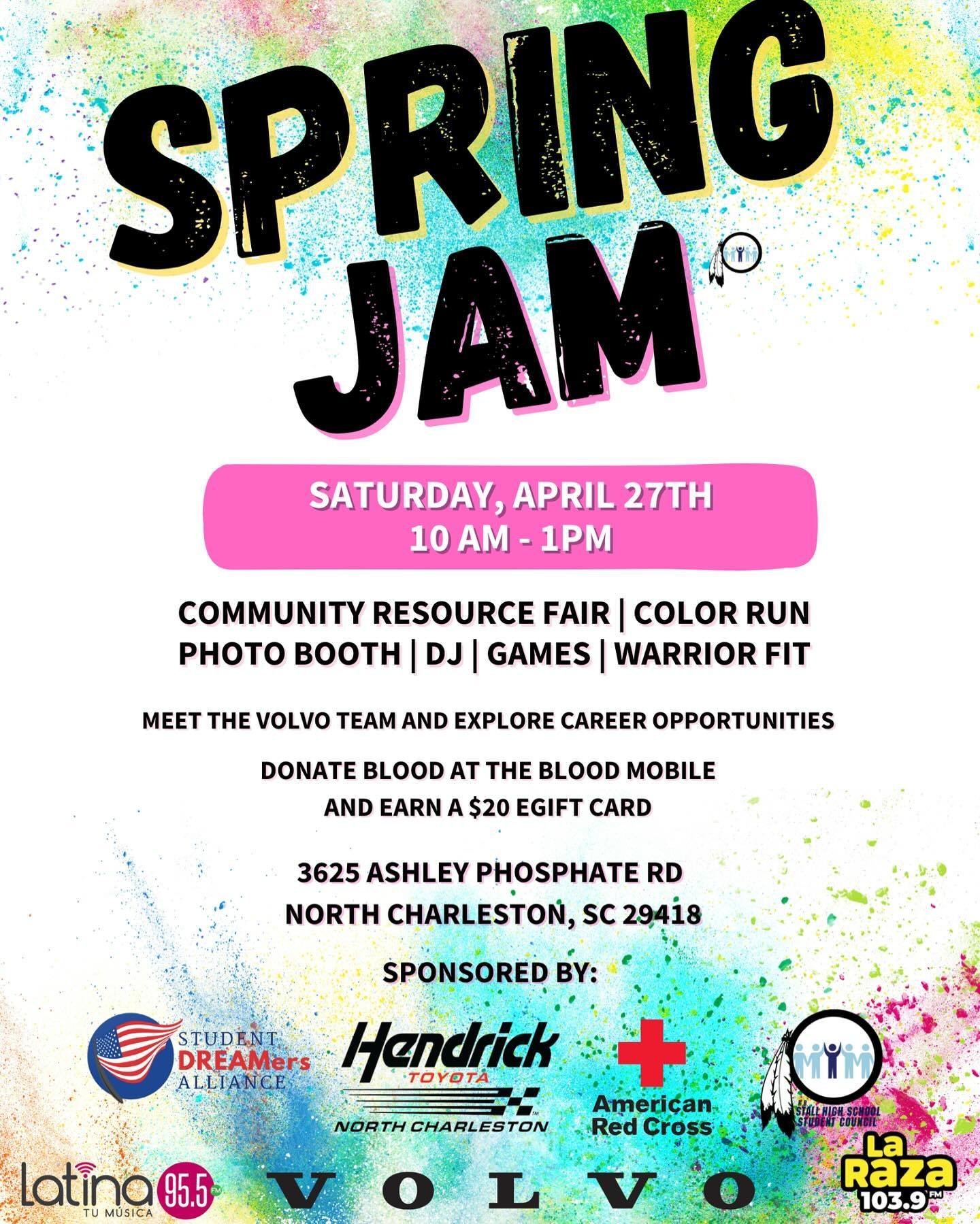 Come hang with us this weekend! 

🌸 Saturday we will be at the R.B. Spring Jam &amp; Resource Fair. This event is part of the Student Dreamers Alliance end of year service project and is sure to be a really fun day of community activities and import