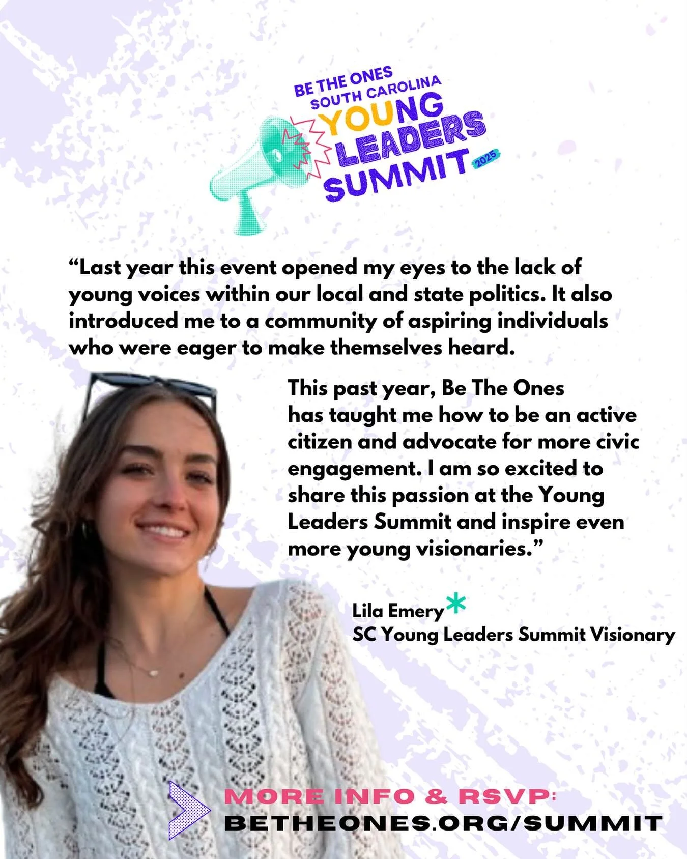 ✨ What makes the SC Young Leaders Summit special? It’s intentionally built and designed by AND for young people. 
This year we formed the Summit Young Visionaries Committee - a group of 6 South Carolina students&n