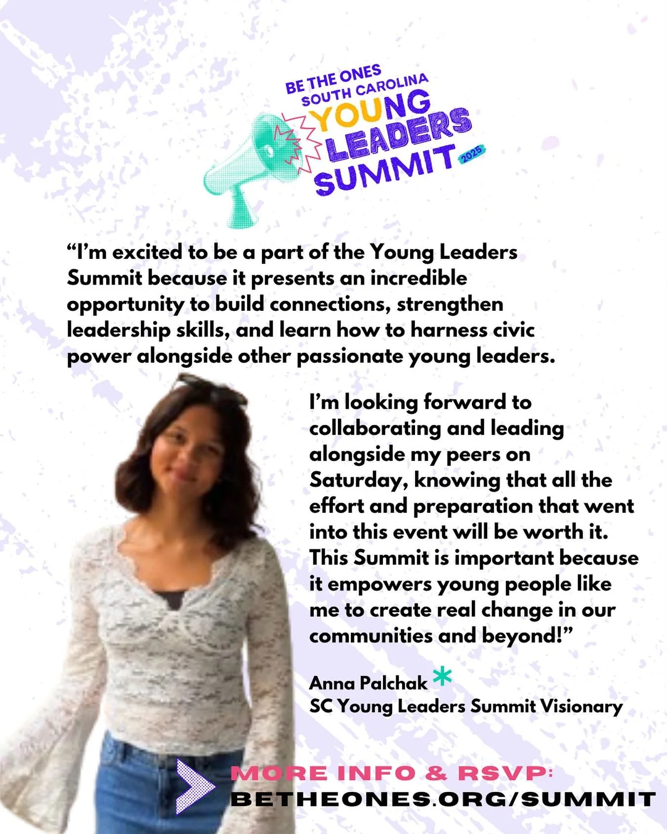 ✨What makes the SC Young Leaders Summit special? It’s intentionally built and designed by AND for young people. ✨
This year we formed the Summit Young Visionaries Committee - a group of 6 South Carolina students&n