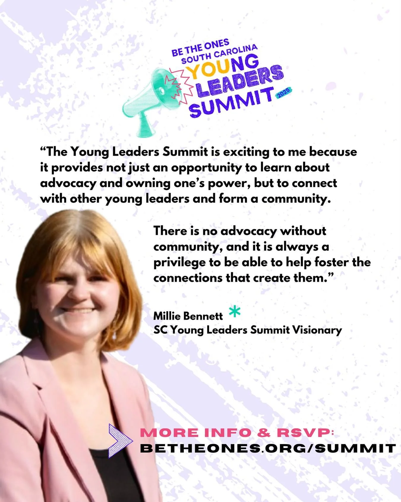 ✨ What makes the SC Young Leaders Summit special? It’s intentionally built and designed by AND for young people. ✨ 
This year we formed the Summit Young Visionaries Committee - a group of 6 South Carolina students