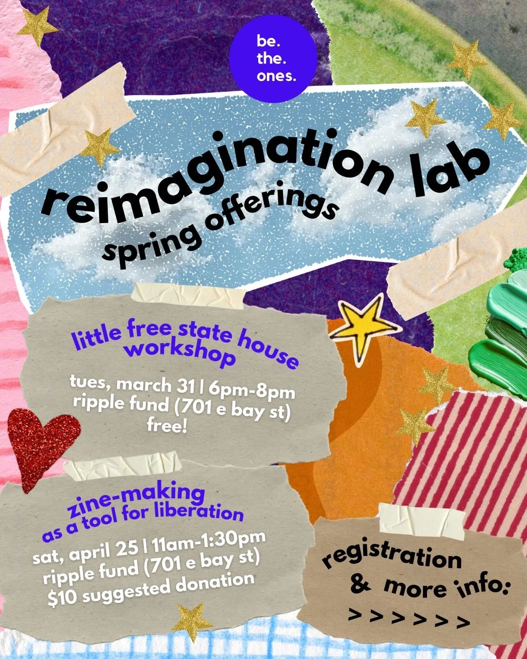 The Reimagination Lab is our creative civic experiment &mdash; where art, imagination, and organizing meet to reshape how South Carolinians relate to power.
✨✨And, we have two offerings this spring in Charleston. Tuesday, March 31st and Saturday, Apr
