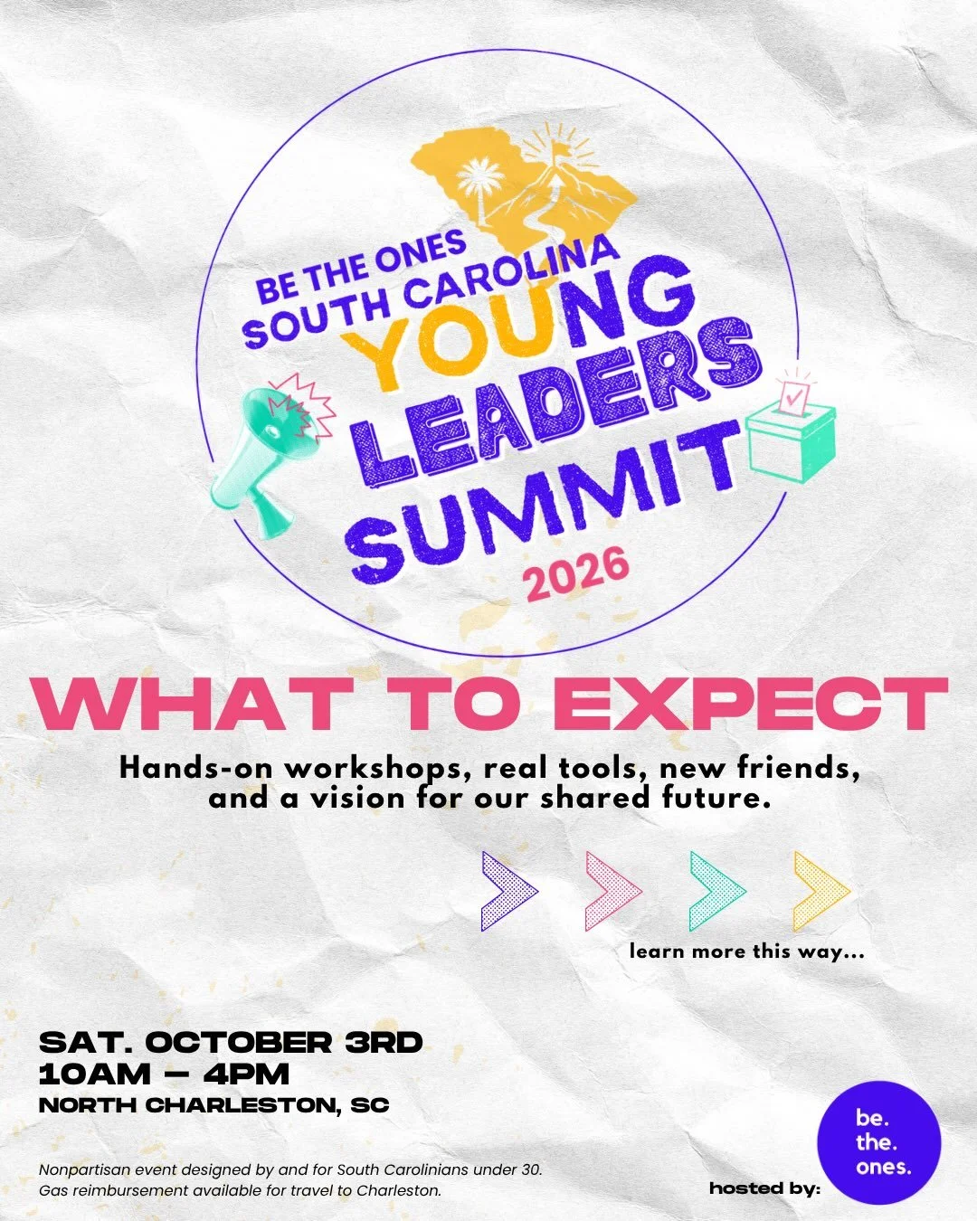 Okayyyy now that you&rsquo;ve seen what we have planned&hellip; 👀

Consider this your official invitation to the 2026 South Carolina Young Leaders Summit.

No boring panels. No sitting in a room being talked at all day. No experience required.

We&r